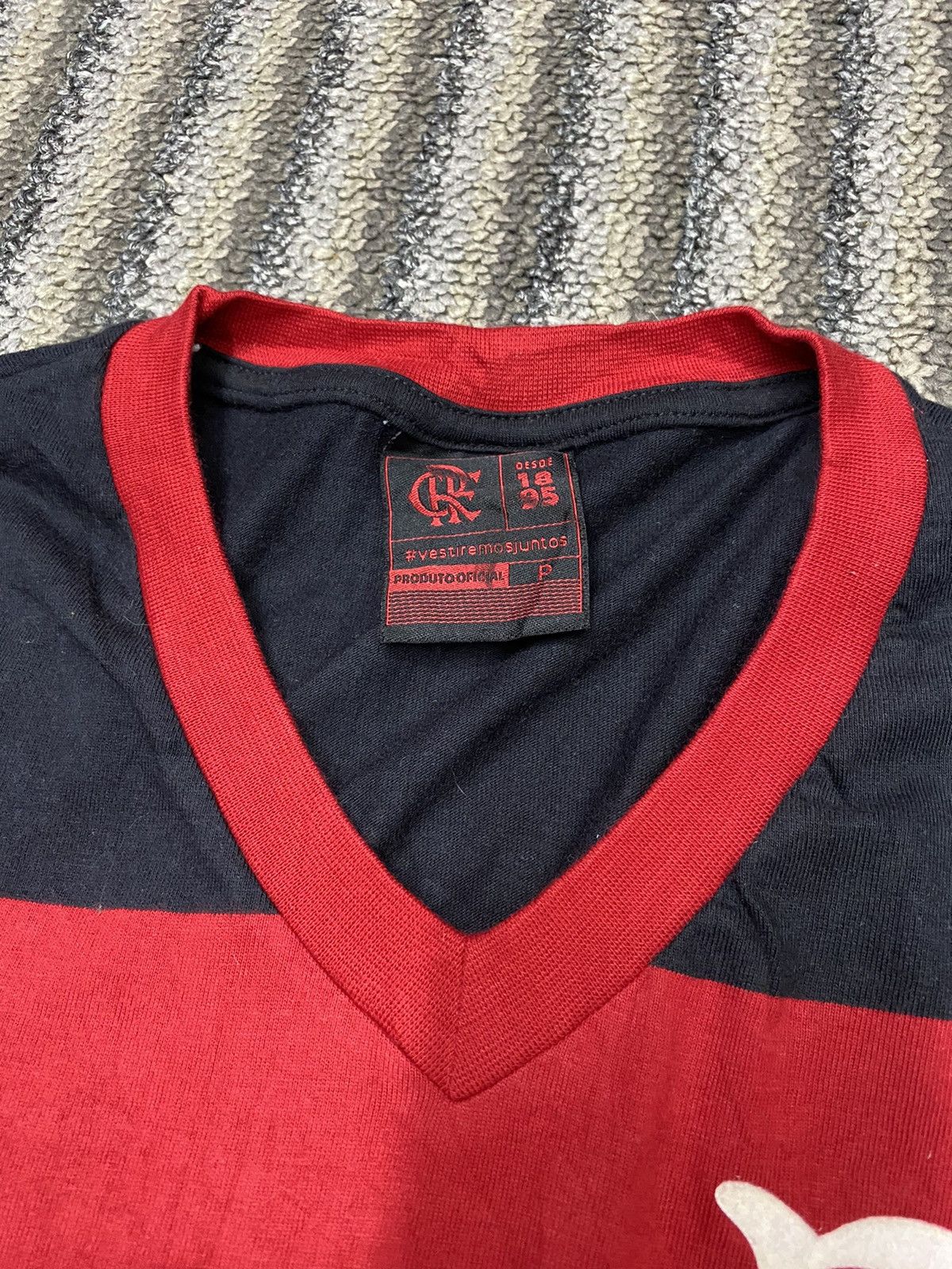 Vintage Retro Soccer Jersey of Flamengo from 1981 Size US S / EU 44-46 / 1 - 8 Thumbnail