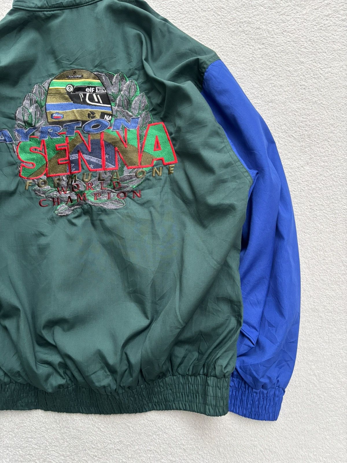 Formula 1 90s Aryton Sena- Formula 1 - Embroidered Bomber Jacket Size US M / EU 48-50 / 2 - 2 Thumbnail