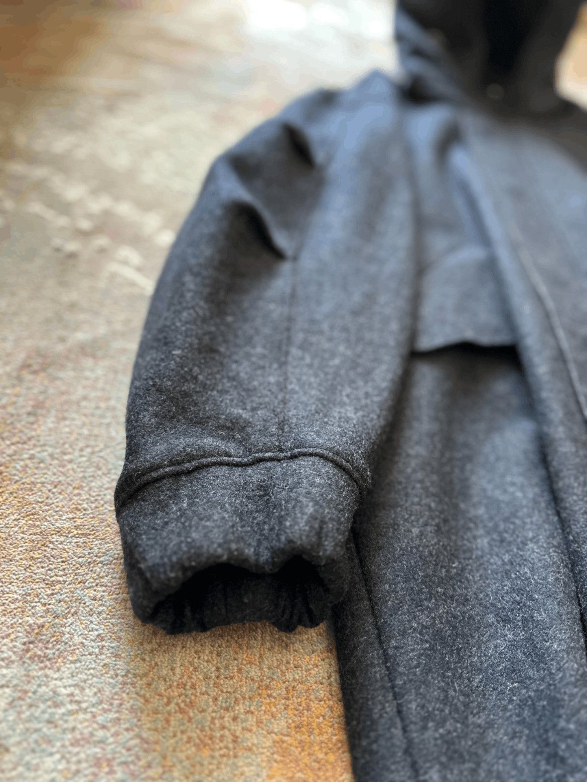 Undercover Sz 4 Undercover Black Hooded Wool Coat Mojos916907 Size US XL / EU 56 / 4 - 3 Thumbnail