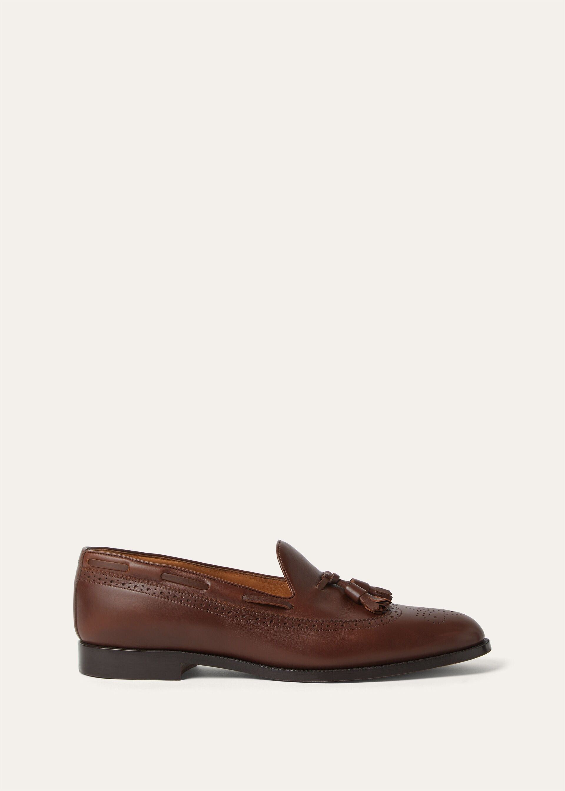 Loro Piana os11x0226 FAQ5603 Serge Walk Loafers in Brown Size US 10 / EU 43 - 1 Thumbnail