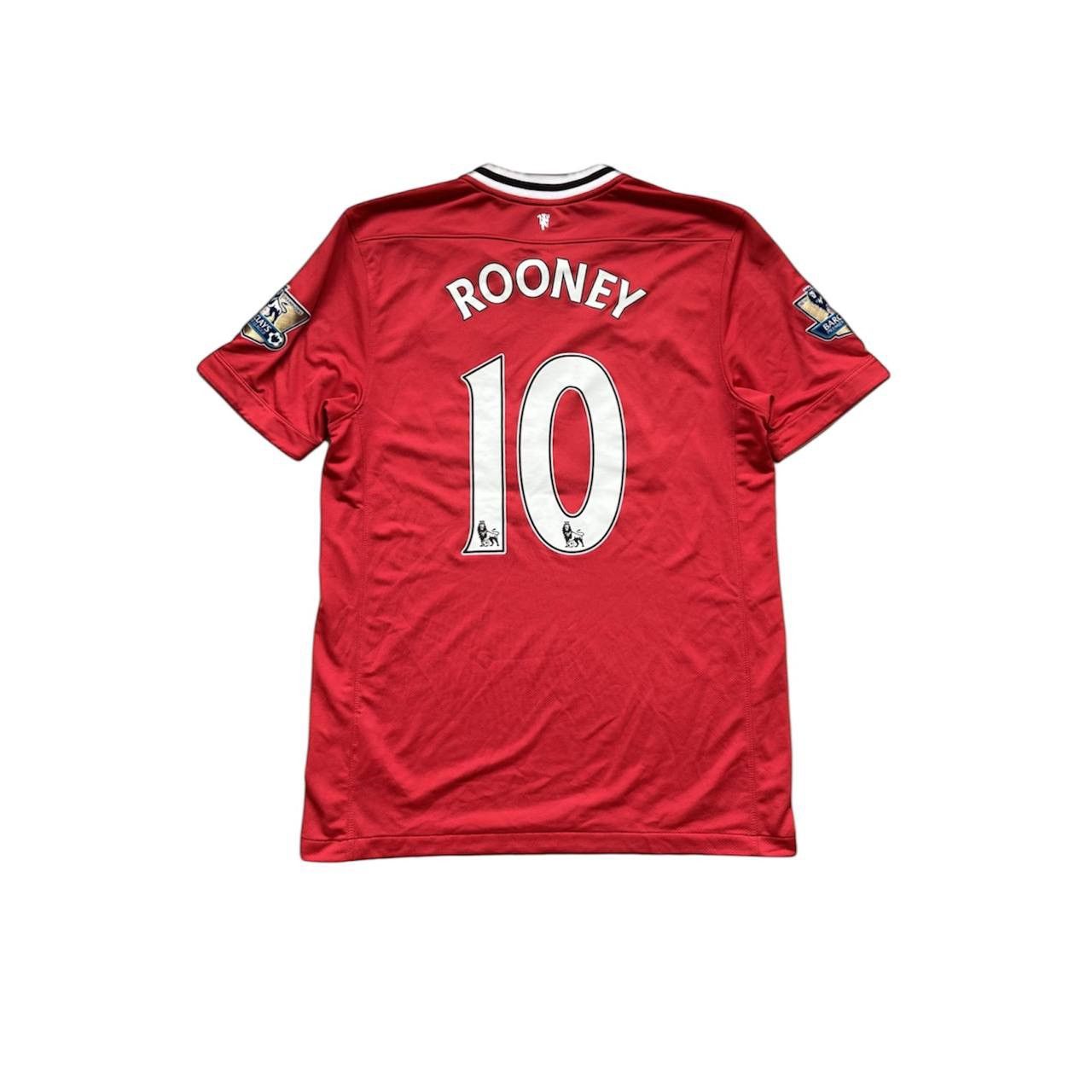 Nike 2010/11 MANCHESTER UNITED #10 ROONEY NIKE HOME SOCCER JERSEY Size US M / EU 48-50 / 2 - 1 Thumbnail