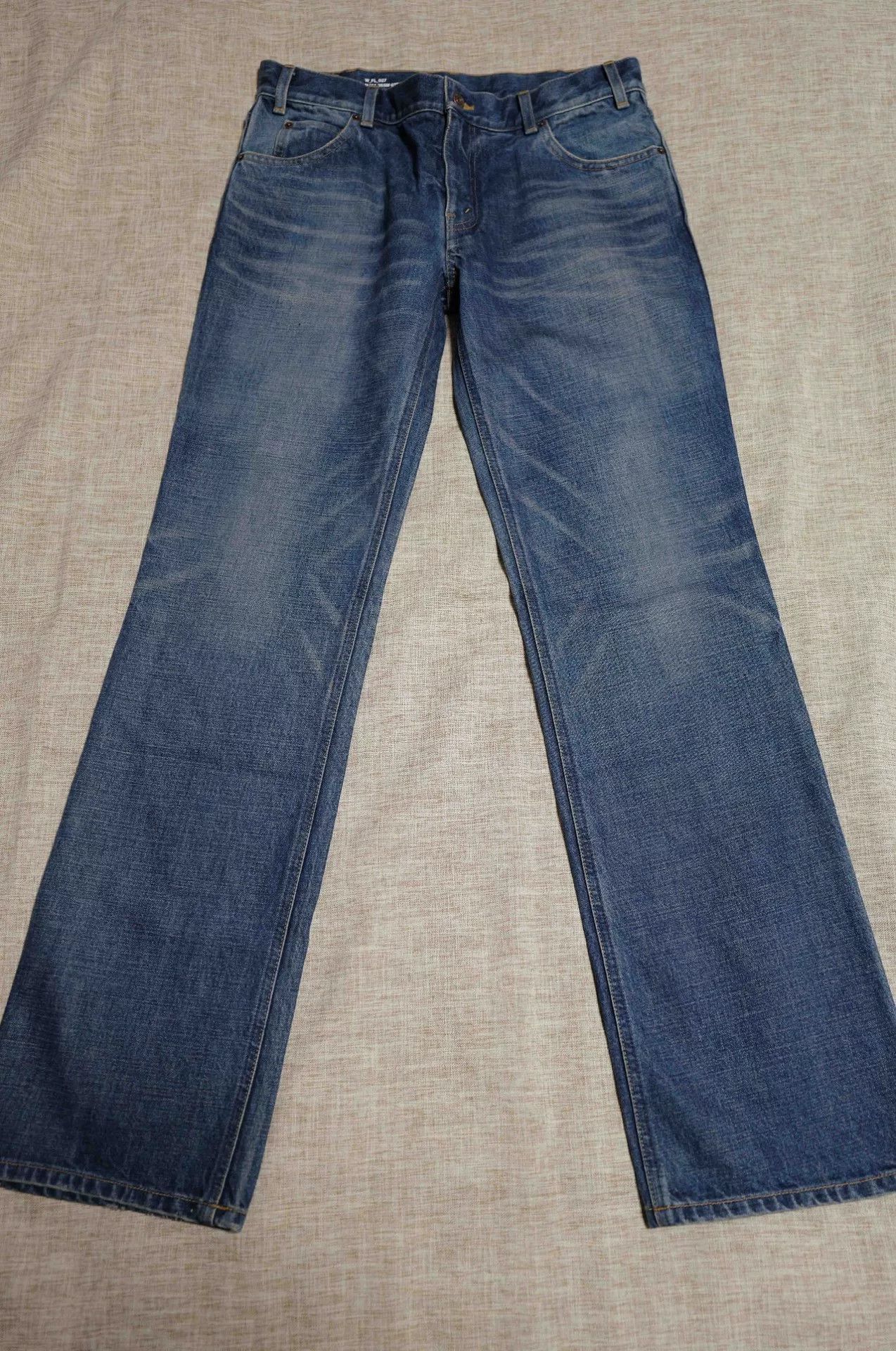 Celine Celine Pearl Blue Wash Flare Jeans Size US 30 / EU 46 - 1 Thumbnail