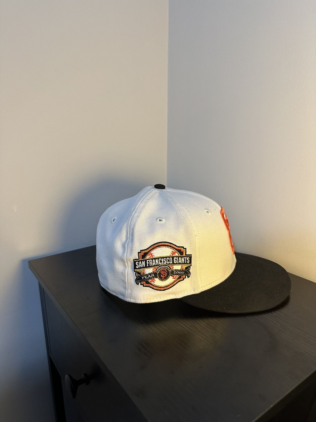 New Era San Francisco Giants Fitted Dual Patch Cream/Black/Orange Size ONE SIZE - 3 Thumbnail