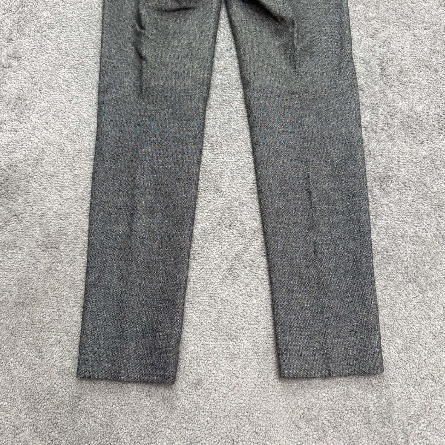 Banana Republic Banana Republic Sloan Slim Ankle Pants Womens 0 Gray Mid Rise Trouser 30x28.5 Size 25" / US 0 / IT 36 - 3 Thumbnail