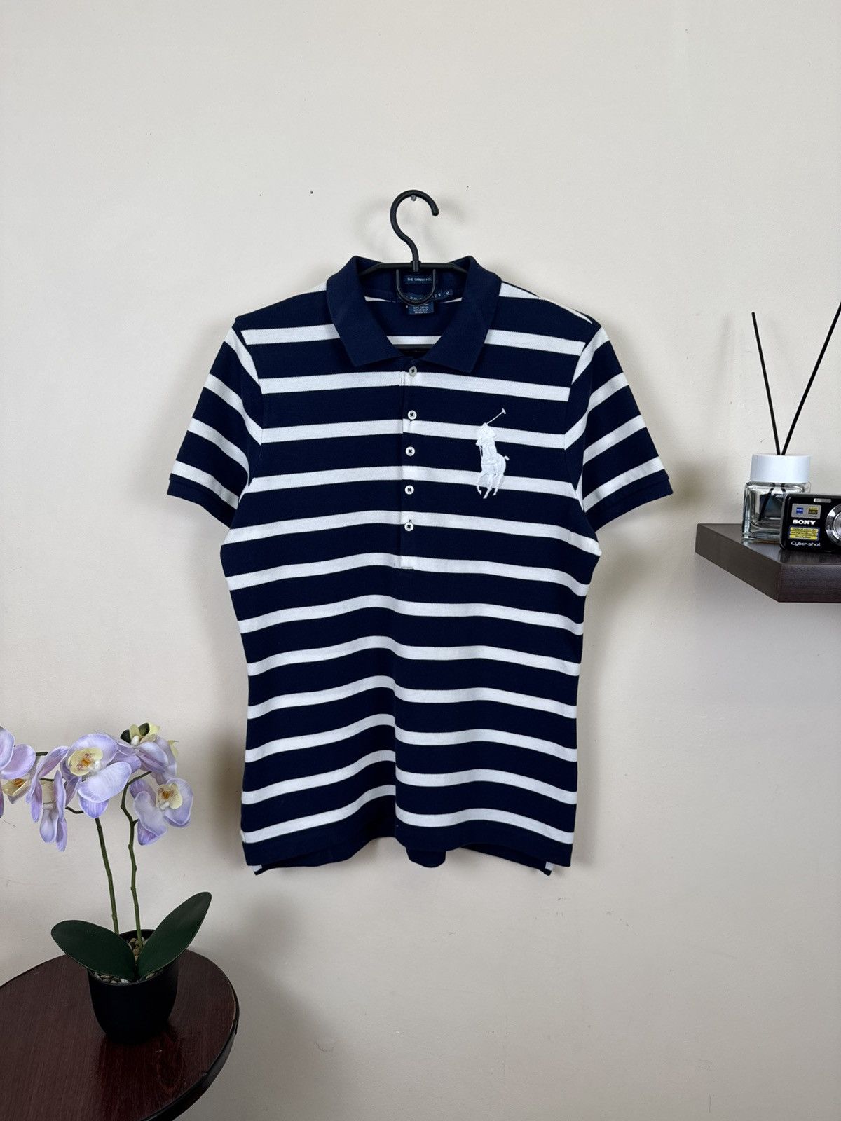 Polo Ralph Lauren Vintage Polo Ralph Lauren T shirt Striped Big Pony XL Women Size XL / US 12-14 / IT 48-50 - 1 Thumbnail