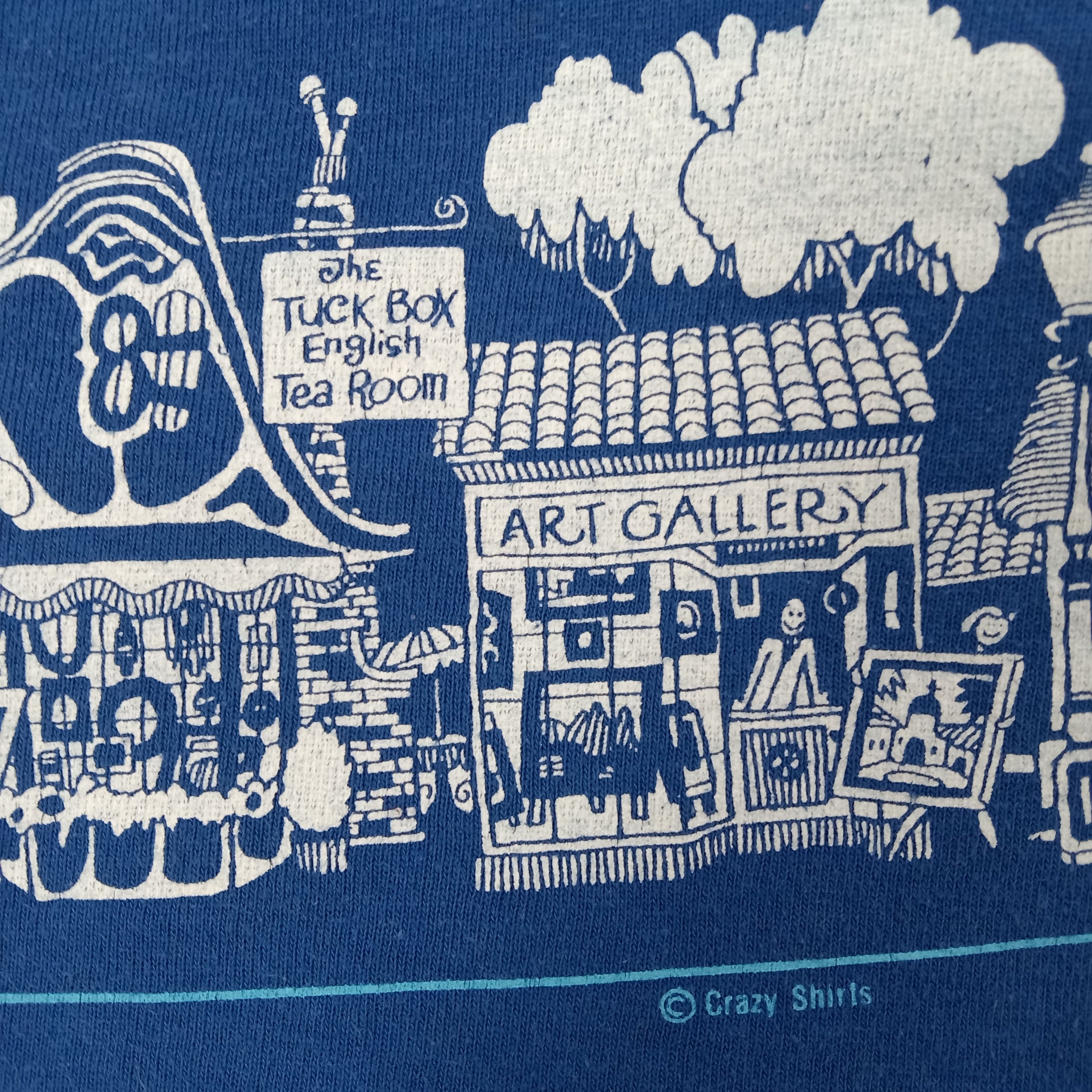 Vintage Vintage 90's Crazy Shirt CARMEL BY THE SEA Promo Sweatshirts Size US M / EU 48-50 / 2 - 2 Thumbnail