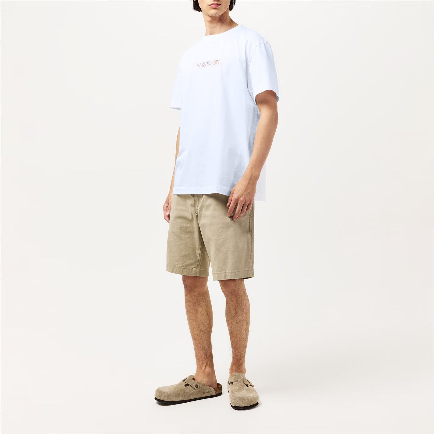 Missoni o1g2r1mq0426 Short Sleeve T-Shirt in Optic White Size US XXL / EU 58 / 5 - 6 Thumbnail