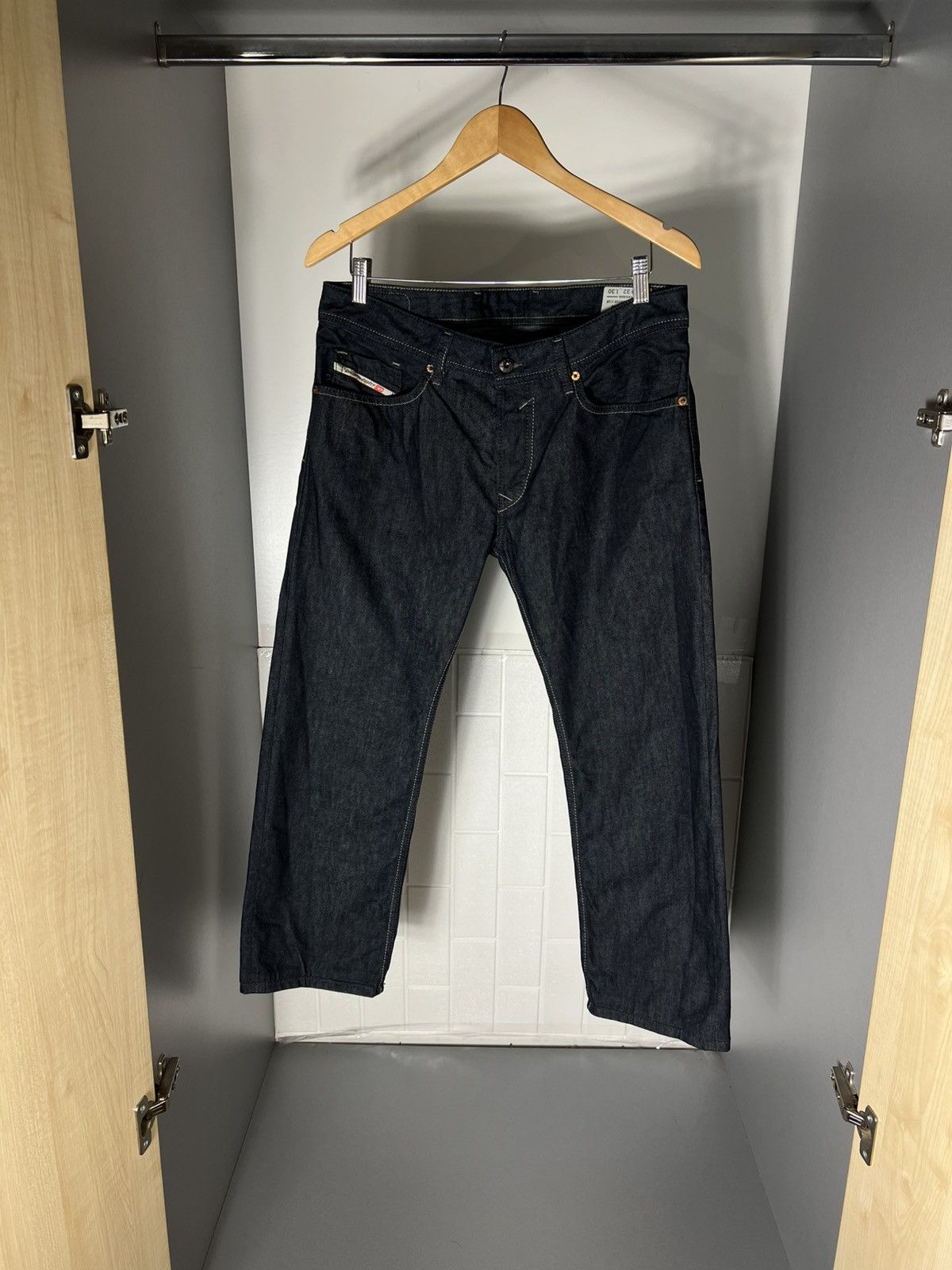 Diesel VINTAGE DIESEL INDUSTRY DENIM DIVISION JEANS CASUAL Y2K 90s Size US 32 / EU 48 - 10 Thumbnail
