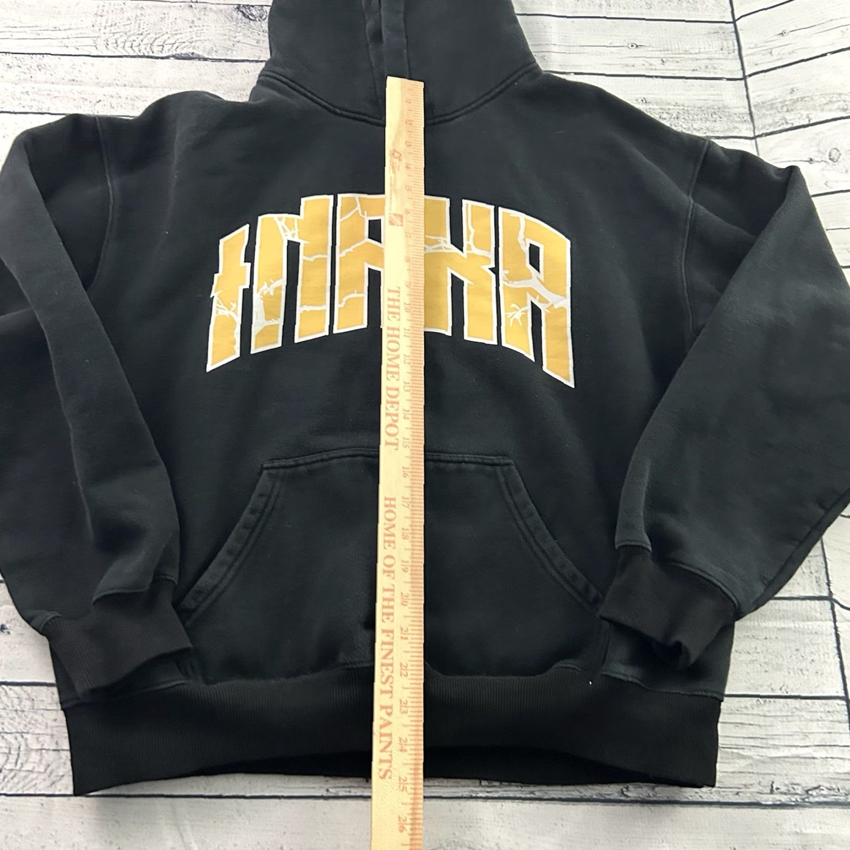 Vintage Inaka Power Pullover Hoodie Sweatshirt Men's Large Black Size US L / EU 52-54 / 3 - 2 Thumbnail