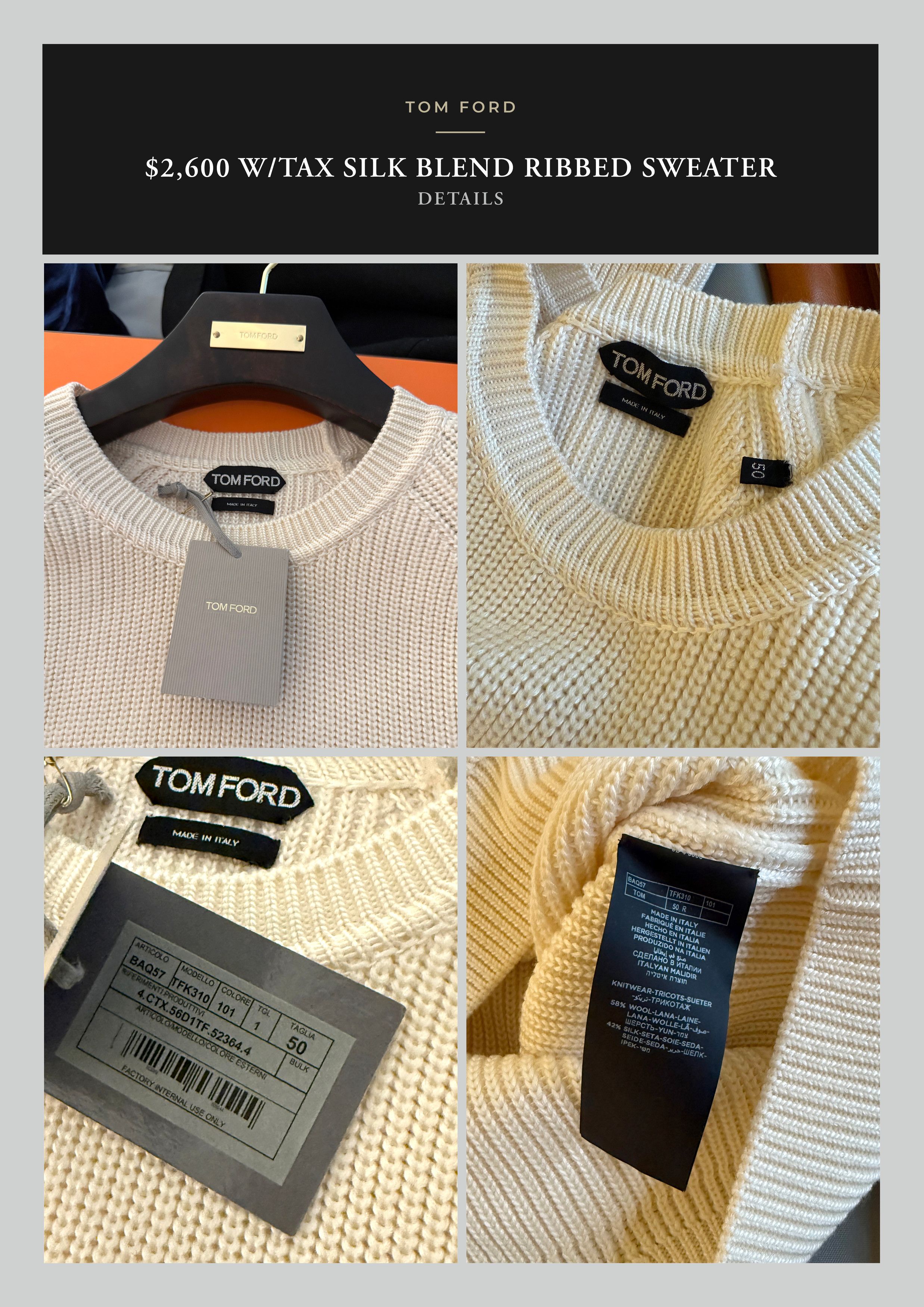 Tom Ford A Menswear Grail New $2,600 w/tax Coveted Steve McQueen Size US M / EU 48-50 / 2 - 21 Thumbnail