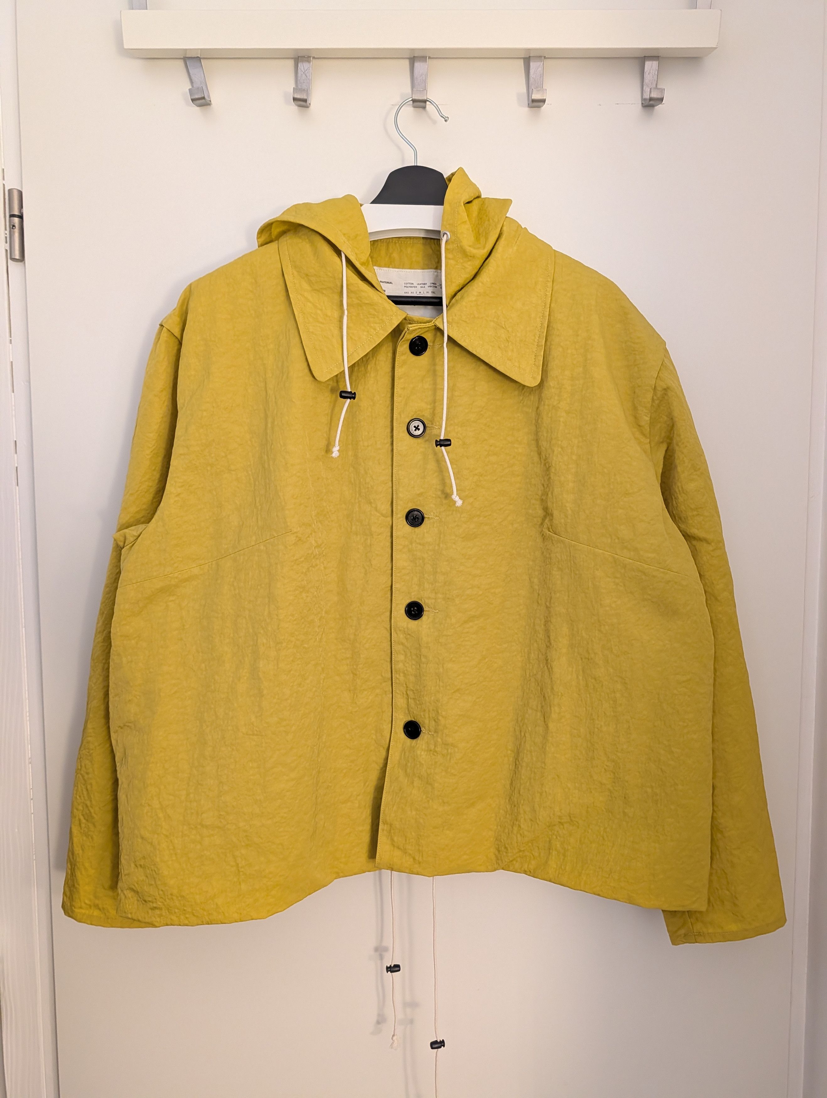 Camiel Fortgens Double Raincoat Yellow Nylon Size US M / EU 48-50 / 2 - 12 Thumbnail