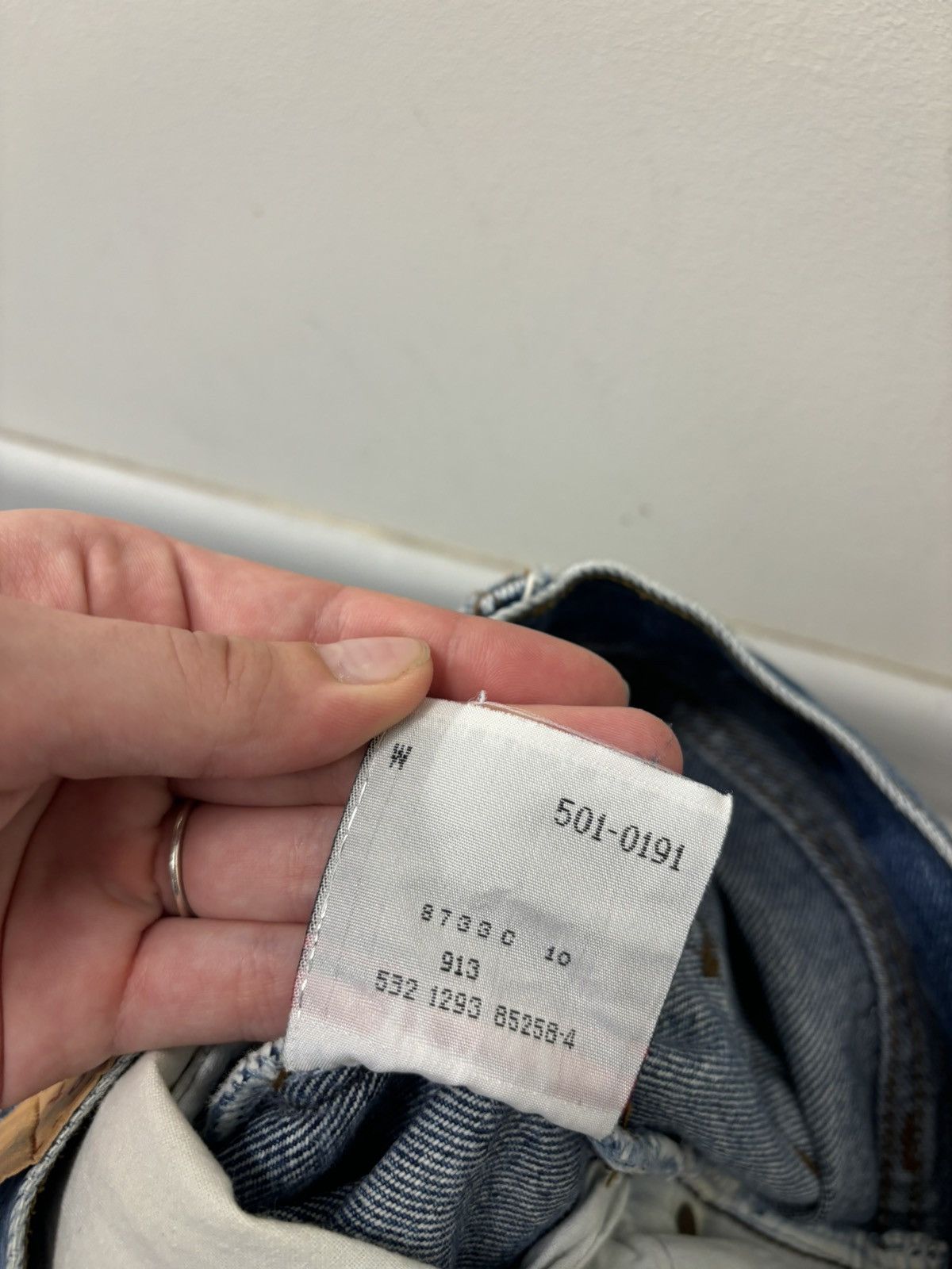 Levi's Vintage 90s Levi’s 501 Made In Usa Blue Hype Denim Jeans Size US 29 - 14 Thumbnail