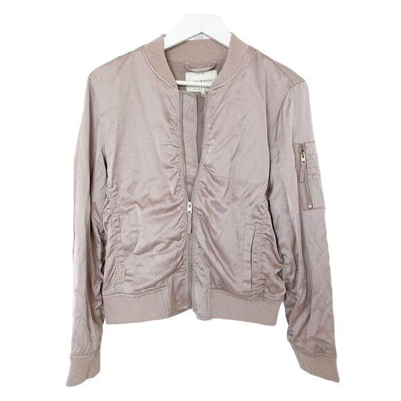 Lucky Brand Lucky Brand Dusty Pink Lightweight Bomber Jacket Size S / US 4 / IT 40 - 1 Thumbnail