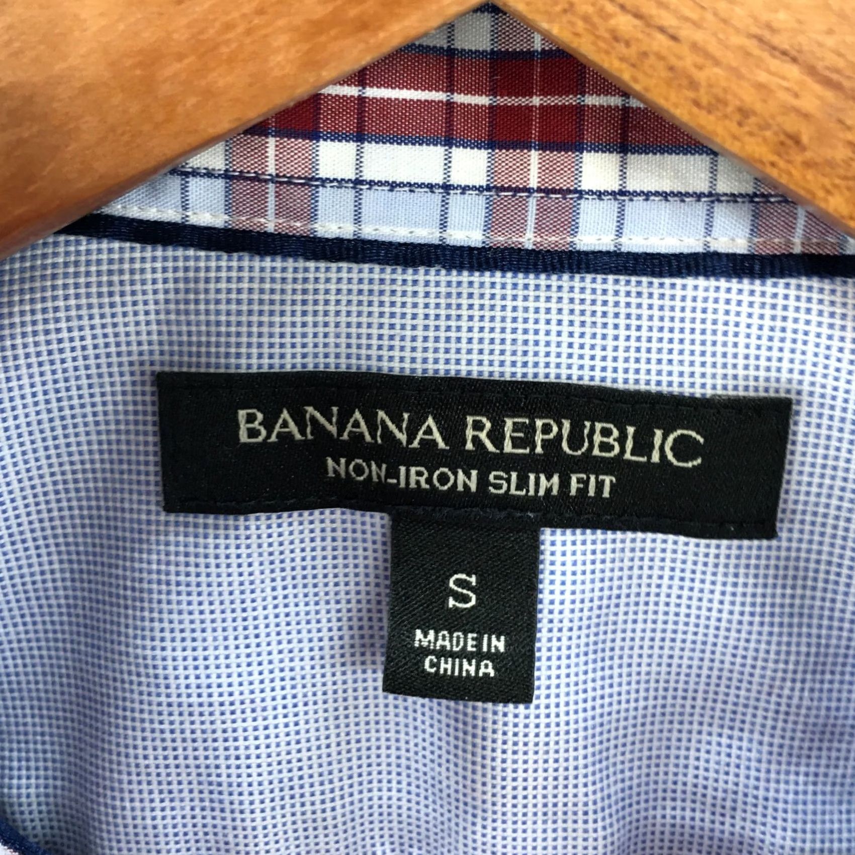 Banana Republic Banana Republic Button-Up Long Sleeve Shirt Mens Small Slim Red Plaid Shirt Size US S / EU 44-46 / 1 - 6 Thumbnail