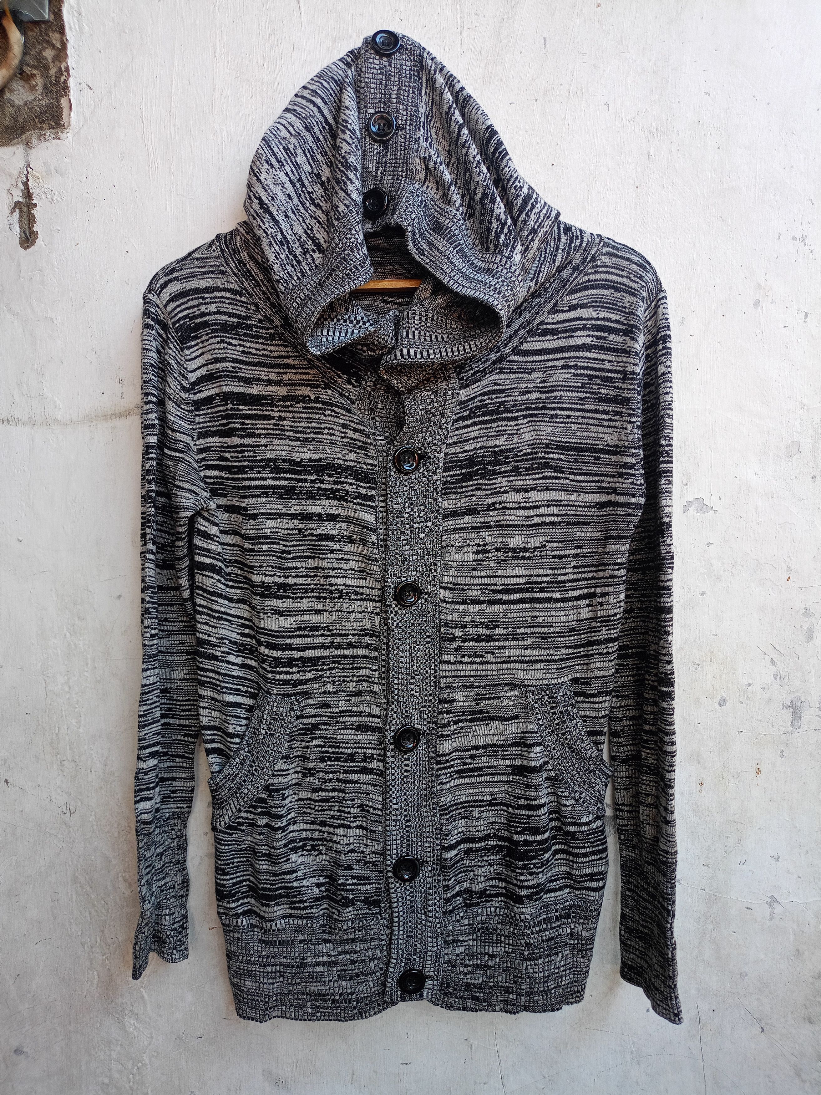semanticdesign Semantic Design Button Knit Hoodie style ifsixwasnine Size US M / EU 48-50 / 2 - 1 Thumbnail