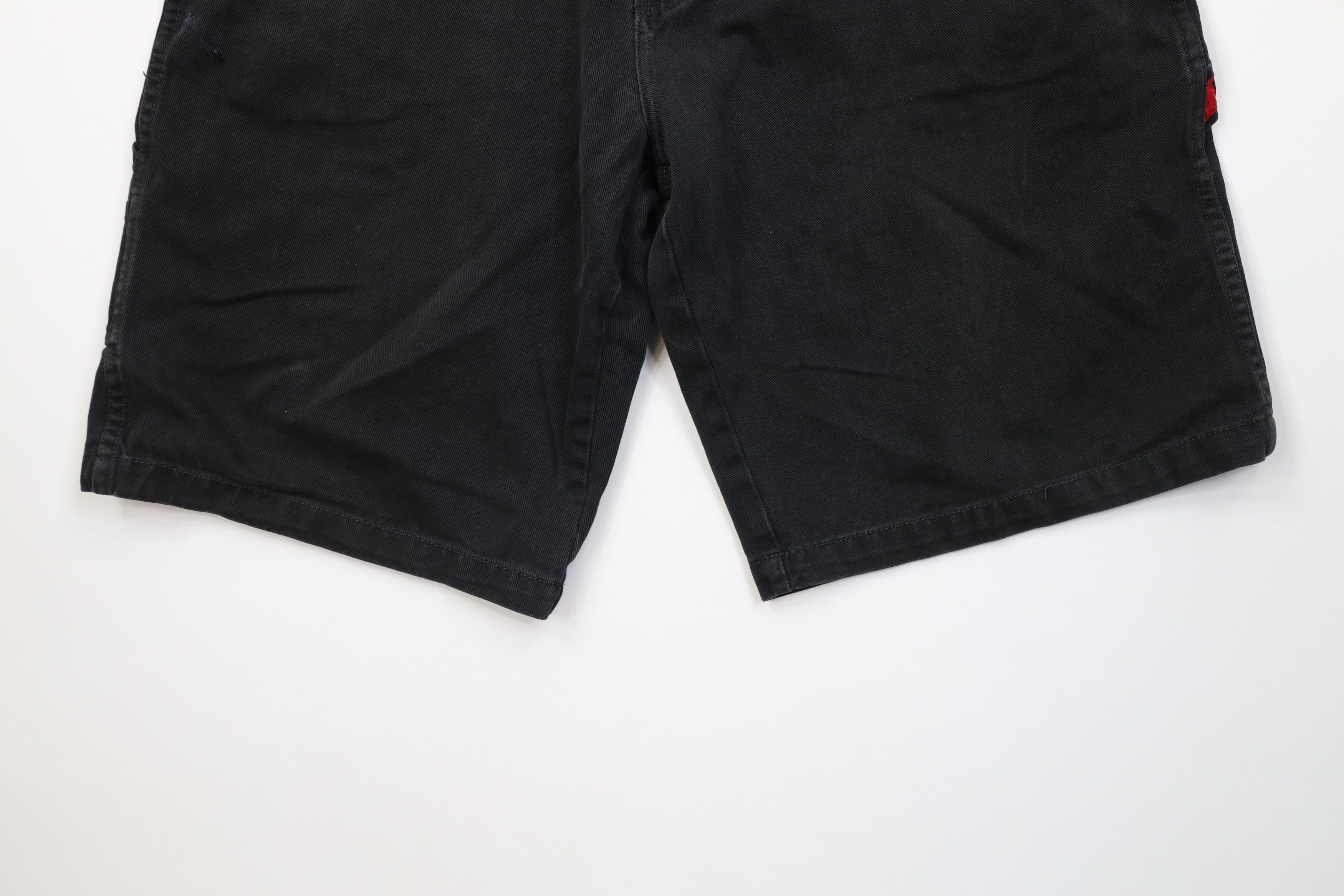 Vintage Vintage 90s Y2K Paco Sports Fit Denim Jean Shorts Black Size US 38 / EU 54 - 4 Thumbnail