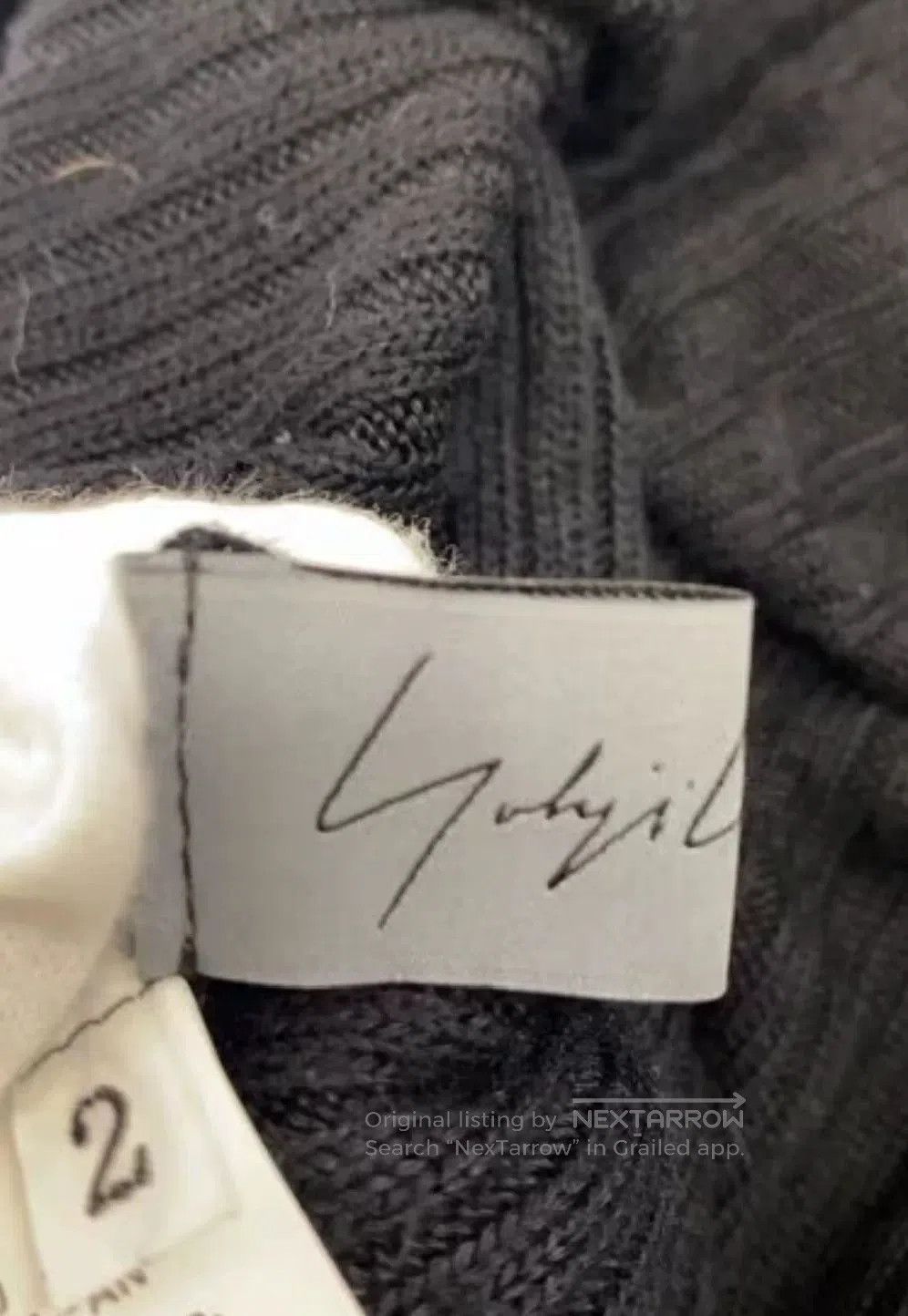 Yohji Yamamoto Yohji Yamamoto Noir Long Sleeve Knit. Size US M / EU 48-50 / 2 - 4 Thumbnail
