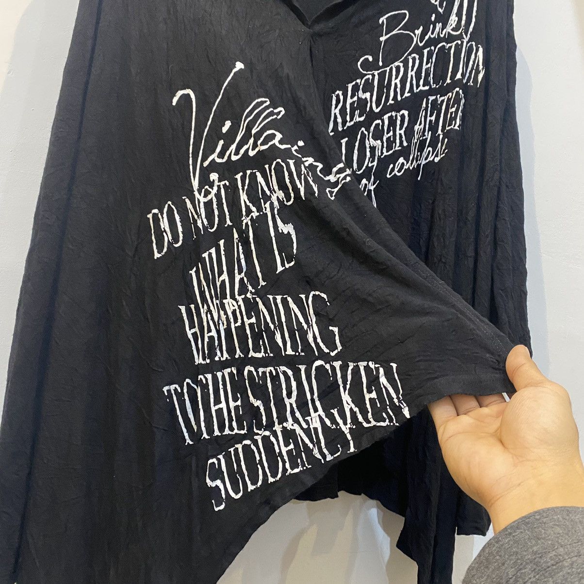 Japanese Brand 2000s Ghost Of Harlem Poem Punks Style Cloak Size US L / EU 52-54 / 3 - 3 Thumbnail