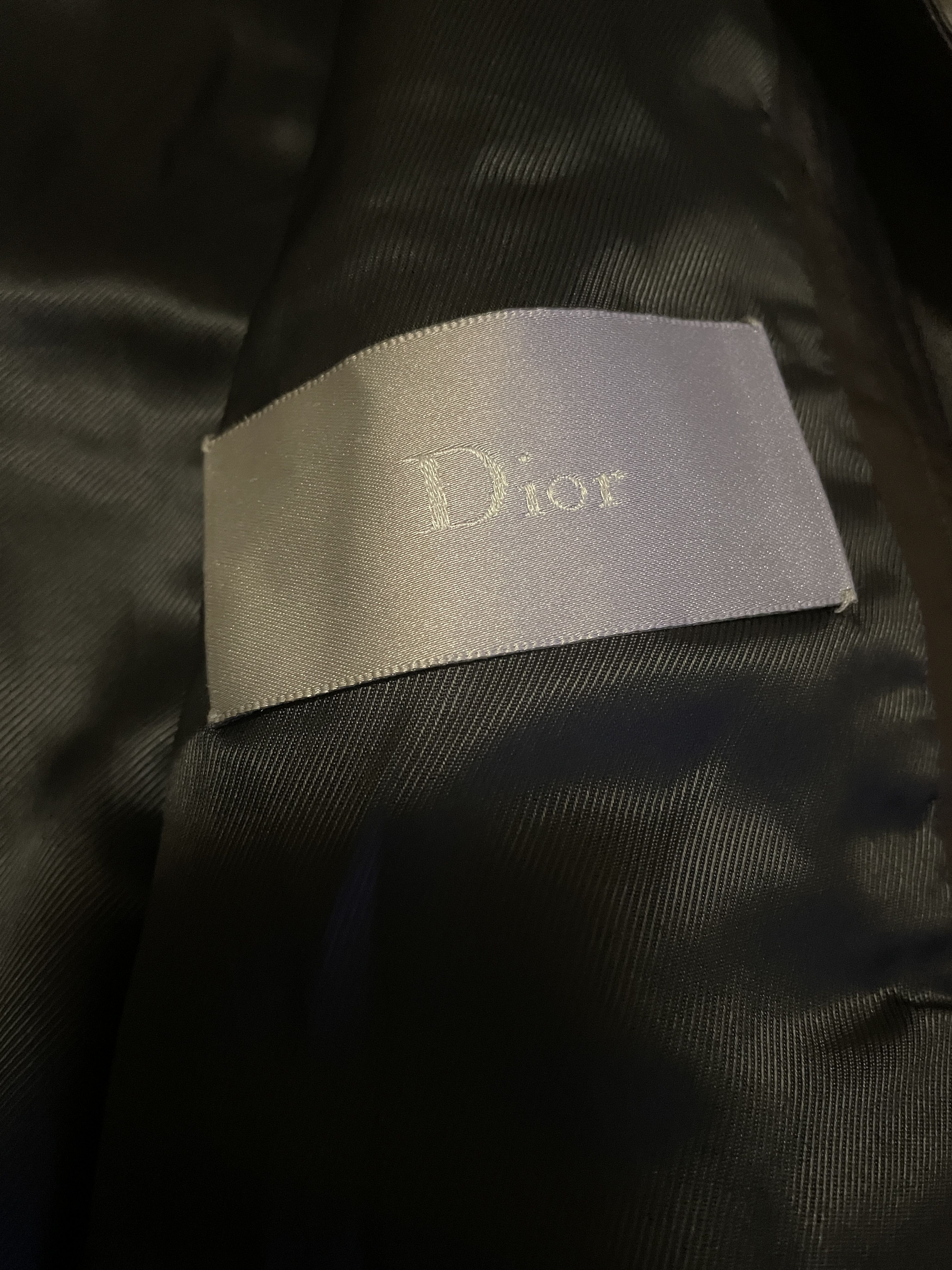 Dior Dior Black Leather Jackets size 48/m Size US M / EU 48-50 / 2 - 7 Thumbnail