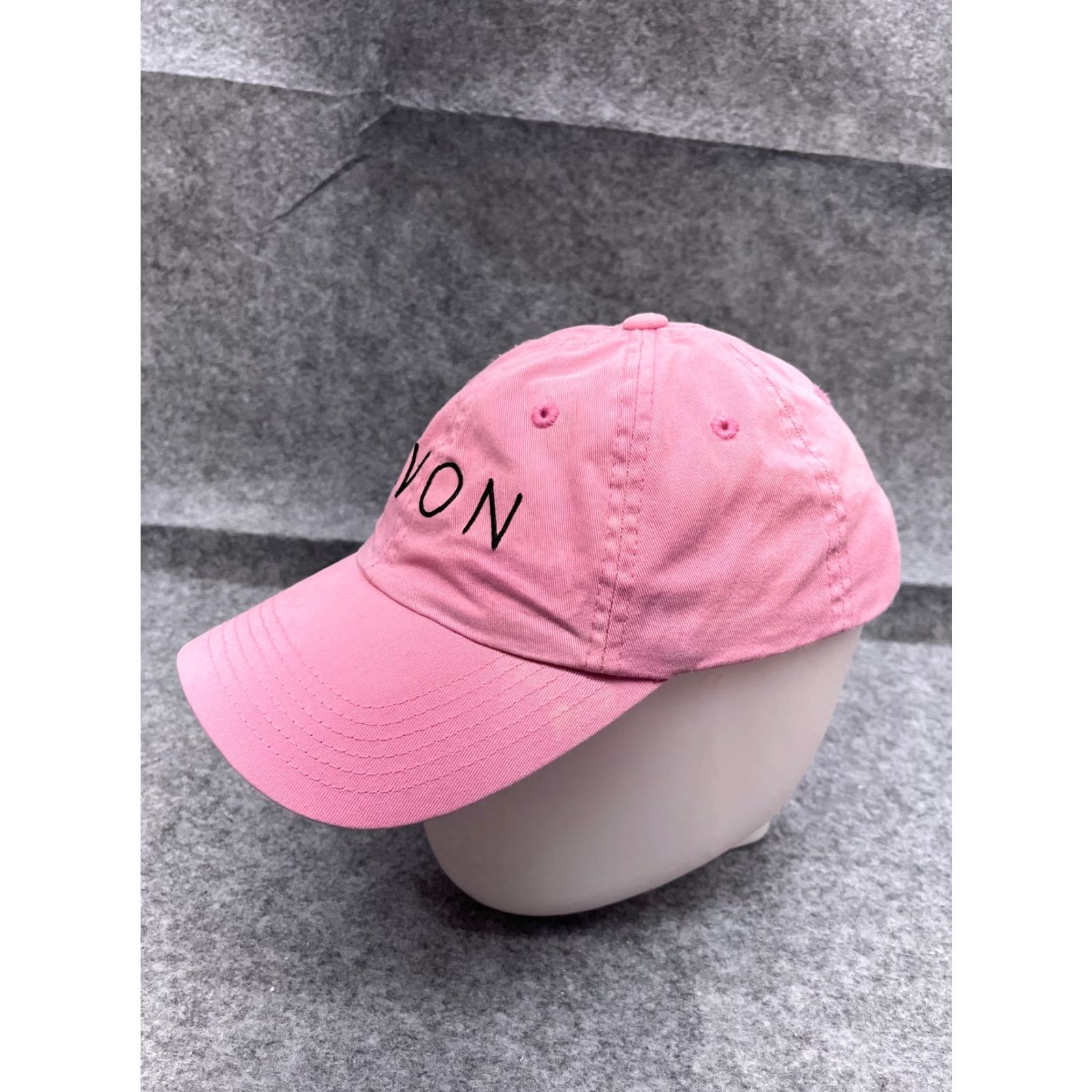 Port Authority Port Authority Avon Cosmetics Hat Cap Strap Back Women One Size Pink 100% Cotton Makeup Size ONE SIZE - 4 Thumbnail