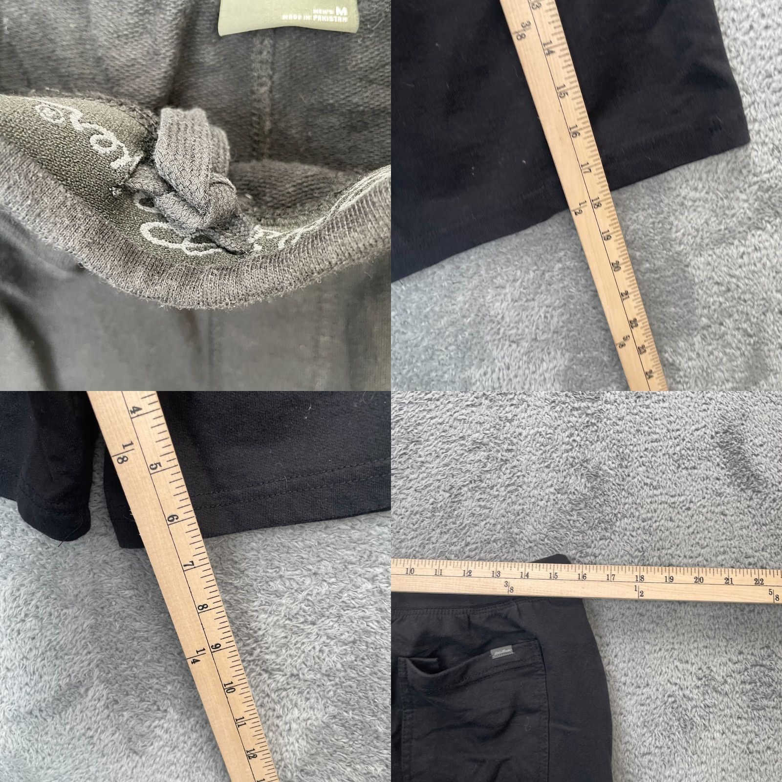 Eddie Bauer Eddie Bauer Shorts Mens Medium Black Lounge French Terry Lined Cotton Drawstring Size US 31 - 8 Thumbnail
