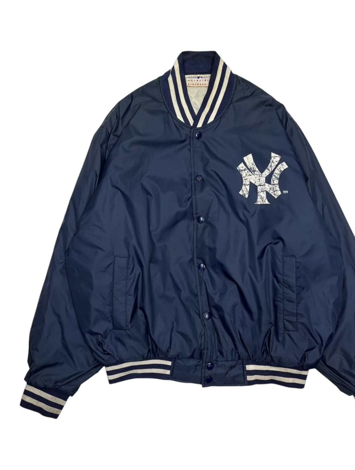 MLB 🔥VTG New York Yankees MLB Authentic Varsity Jacket Size US L / EU 52-54 / 3 - 5 Thumbnail