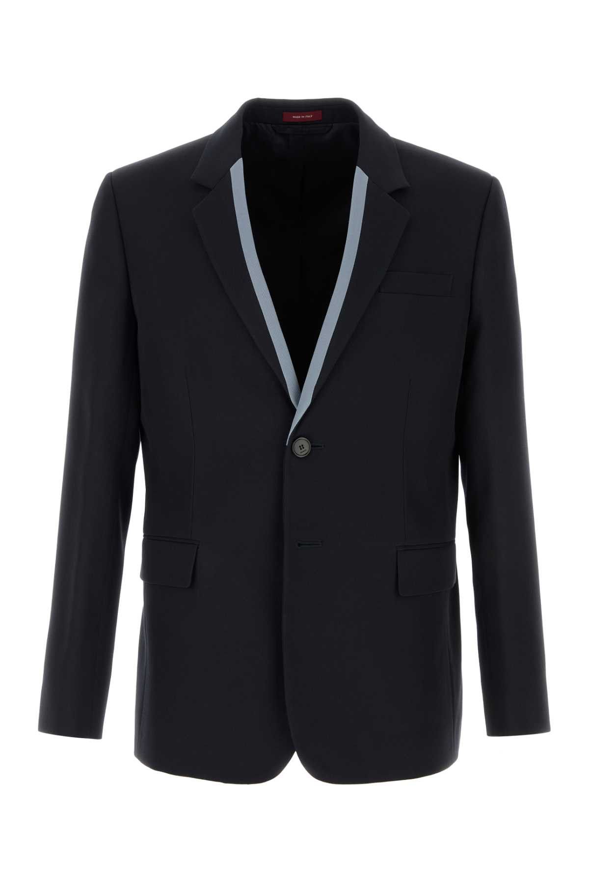 Gucci Midnight Blue Wool Blazer Size US L / EU 52-54 / 3 - 1 Thumbnail