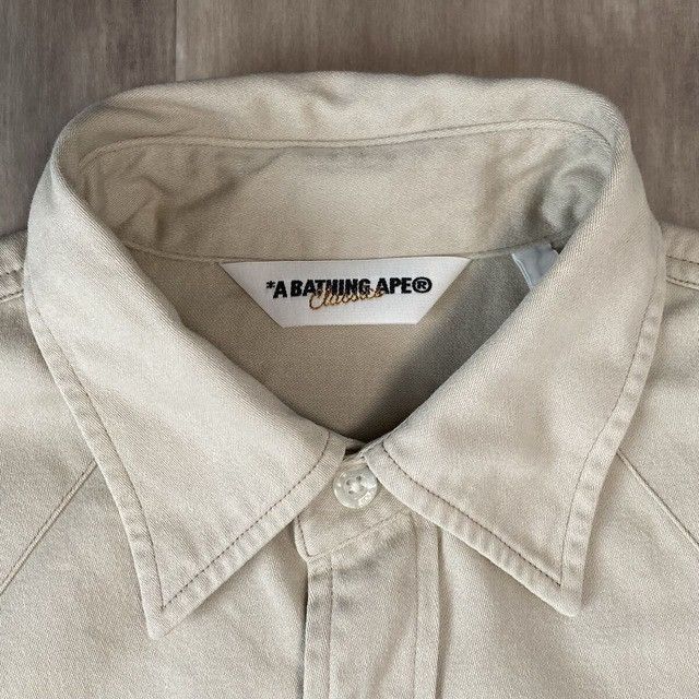 Bape BAPE Champion Embroidered Long Sleeve Shirt a bathing ape Size US S / EU 44-46 / 1 - 5 Thumbnail