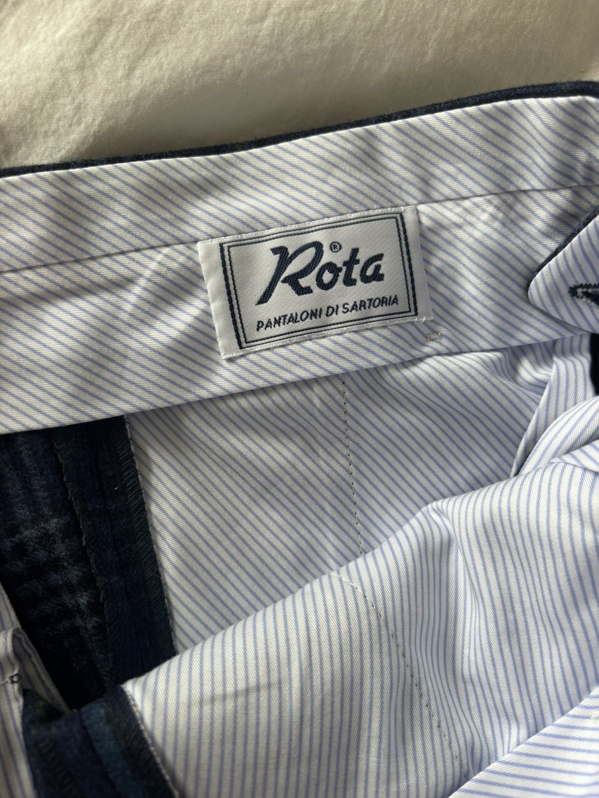 Rota Rota pleated wool plaid trousers size 50 Size 40R - 5 Thumbnail