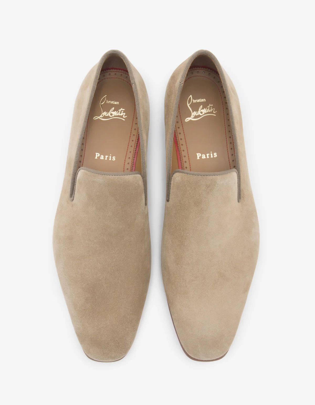 Christian Louboutin o1bcso1str1024 Dandelion Flat in Beige Size US 10 / EU 43 - 4 Thumbnail