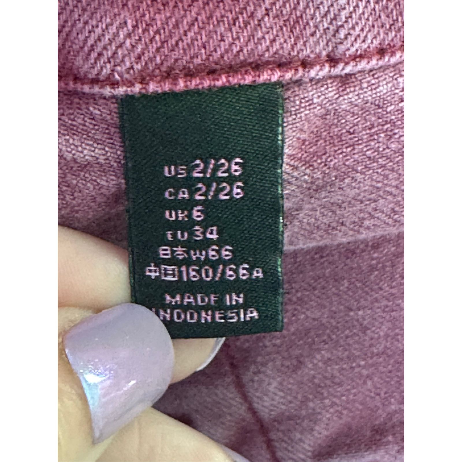 Gap Gap pink girlfriend low rise jeans size 2 Size 26" / US 2 / IT 38 - 5 Thumbnail
