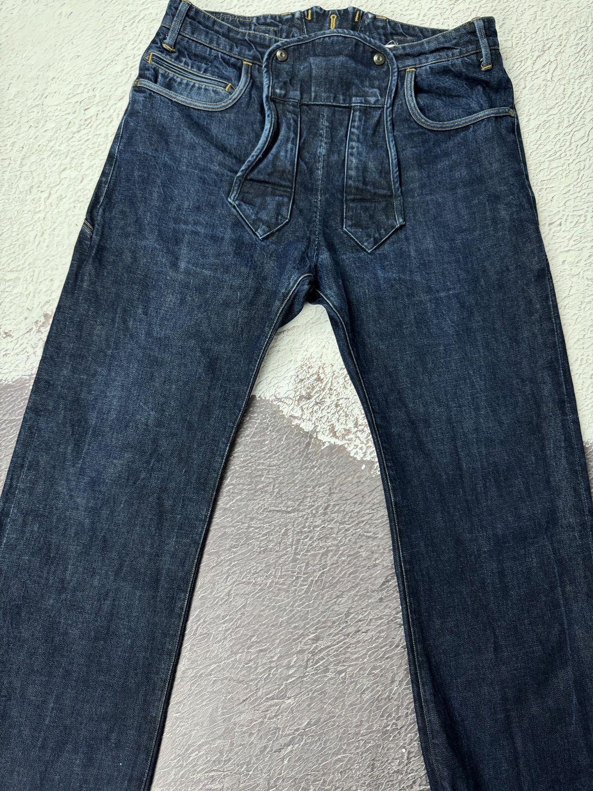 G-Star G-Star Raw KHM Loose selvedge buckle back heavy jeans Size US 34 / EU 50 - 8 Thumbnail