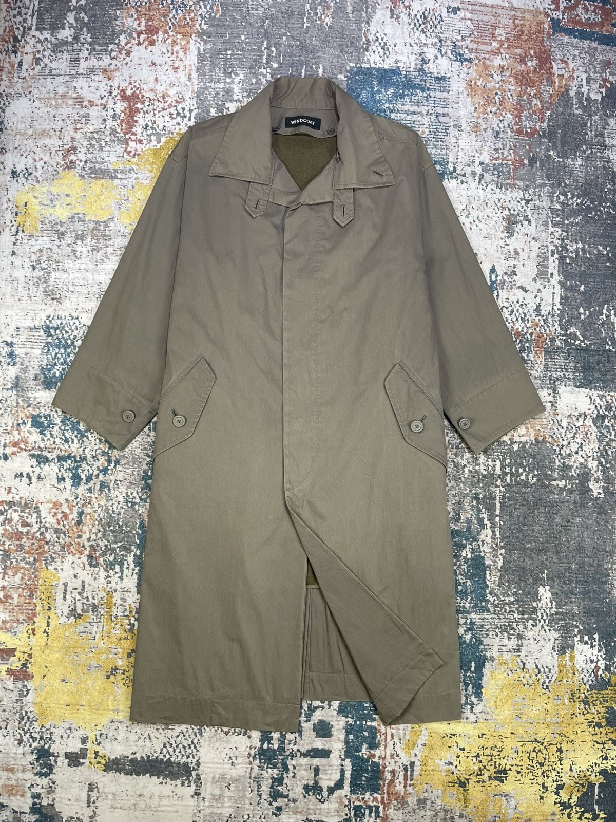 Issey Miyake SS 2002 Issey Miyake Windcoat Trench Jacket Size US M / EU 48-50 / 2 - 2 Thumbnail