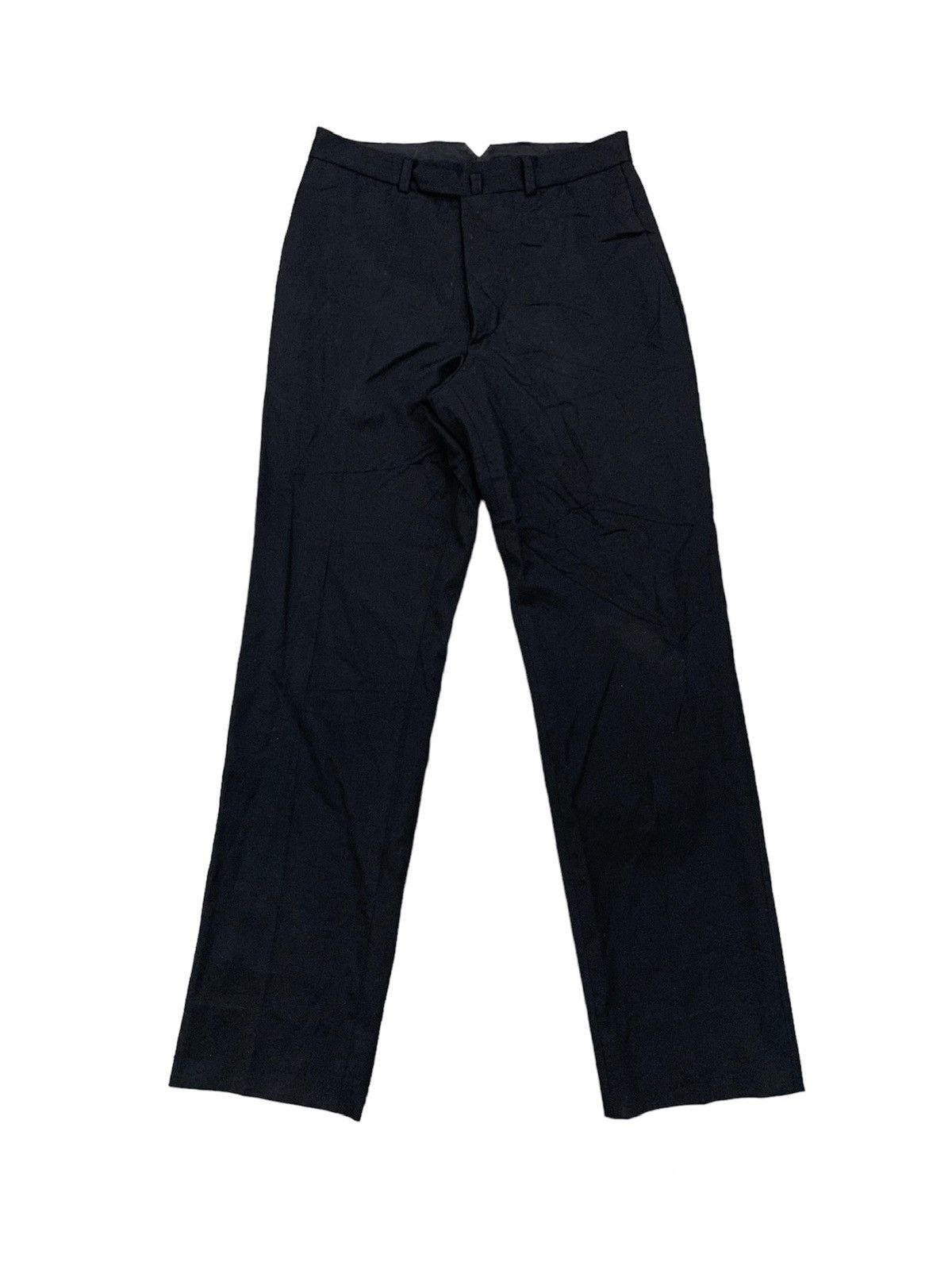 image of Agnes B Homme Paris Wool Pants Made In France in Black, Men's (Size 28)