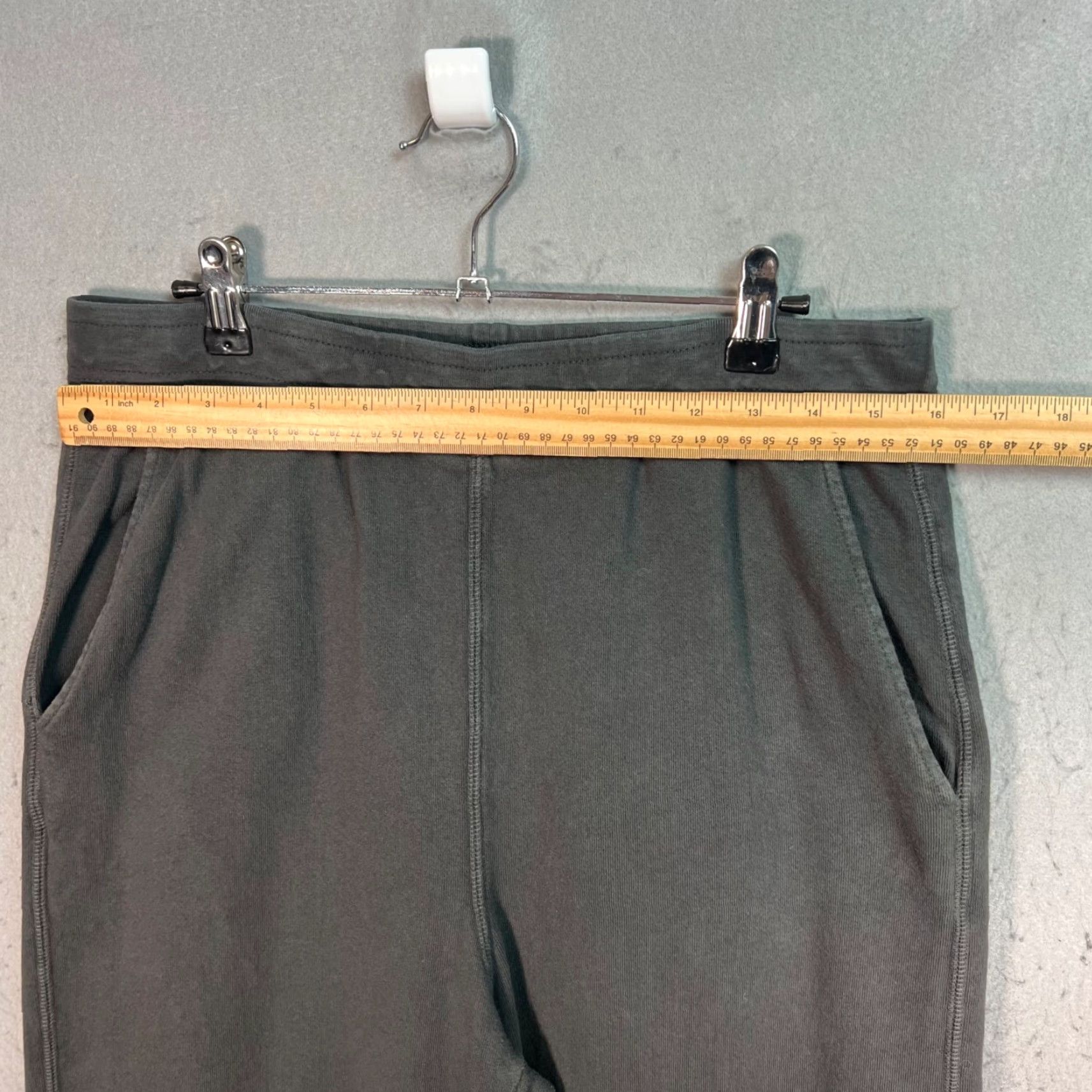 Vintage VINTAGE Unsubscribed Womens Large Gray Wide-Leg Sweatpants Size 36" / US 14 / IT 50 - 6 Thumbnail