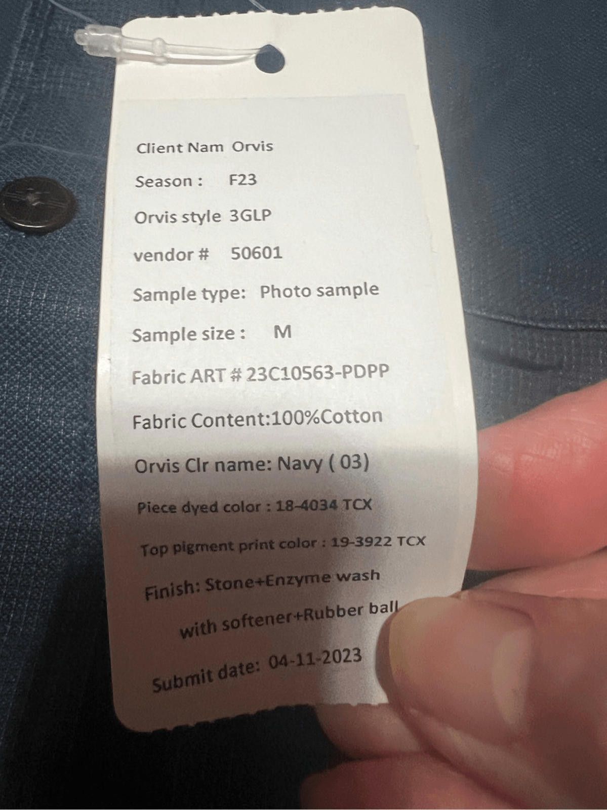 Orvis Orvis Men’s Button Down Shirt Sz M Classic Fit Navy New Size US M / EU 48-50 / 2 - 4 Thumbnail