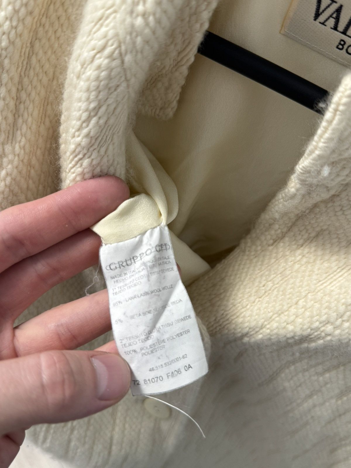 Valentino × Vintage Valentino Boutique Vintage Wool Jacket Y2K Size M / US 6-8 / IT 42-44 - 17 Thumbnail