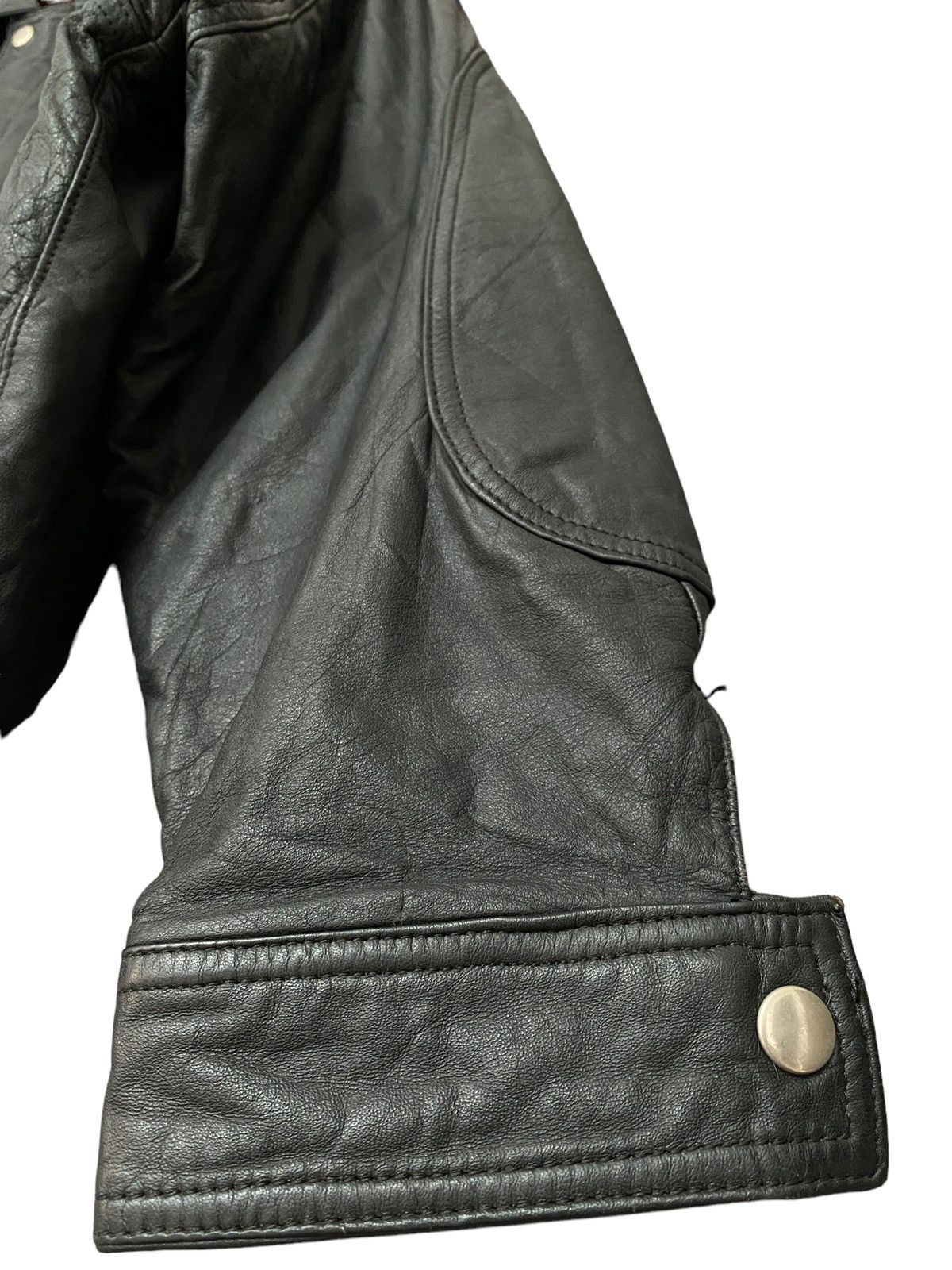 Valentino Vintage Valentino Uomo Leather Jacket 1990s Size US M / EU 48-50 / 2 - 5 Thumbnail