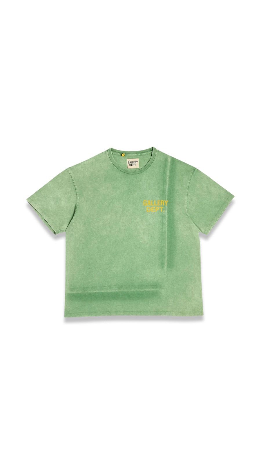 image of Gallery Dept Logo T Shirt in Green, Men's (Size Large)