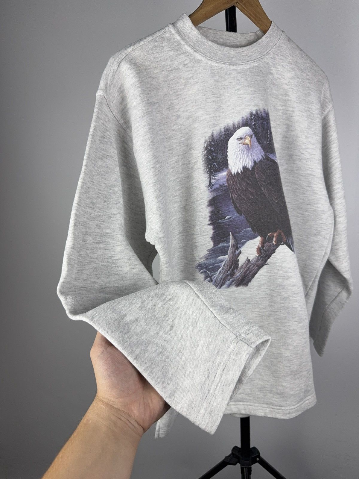 The Mountain Vintage 1998 Retro Logo USA Native Eagle Sweatshirt y2k 90s Size US S / EU 44-46 / 1 - 5 Thumbnail