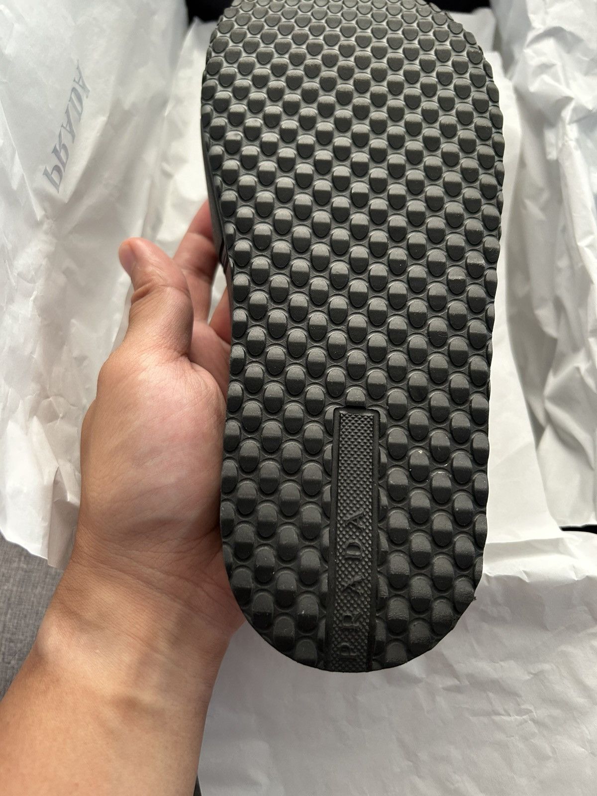 Prada Prada carved logo slides Size US 8 / EU 41 - 5 Thumbnail