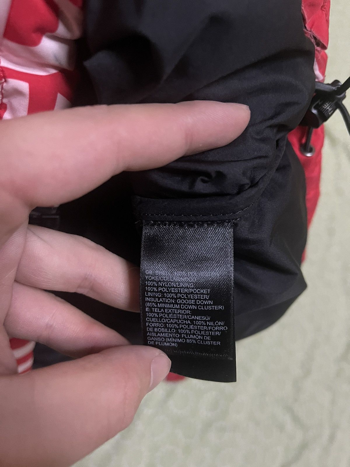 Supreme × The North Face Supreme tnf north face red bamn by any means nuptse jacket Size US M / EU 48-50 / 2 - 6 Thumbnail