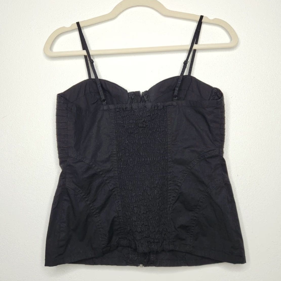 Vintage VINTAGE Candies Tank Top y2k Corset Bodice Style Zip Cami Black 9 Women Tank Top Gothic Emo Punk Padded Size M / US 6-8 / IT 42-44 - 6 Thumbnail