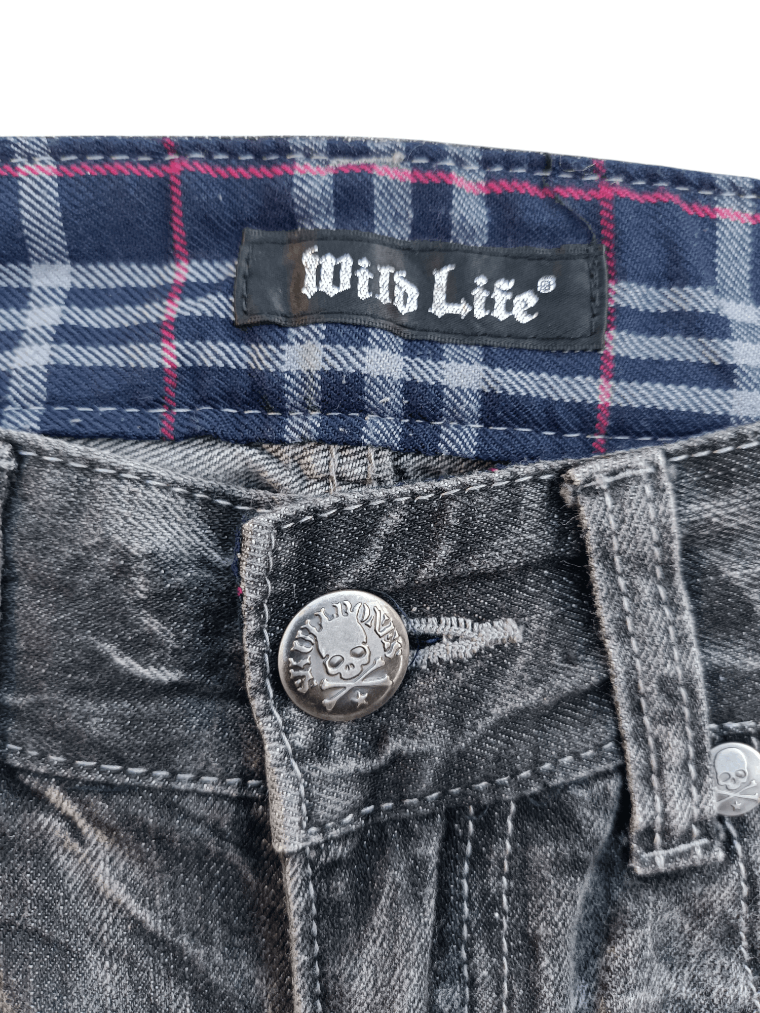 Japanese Brand Vintage Wild Life LGB Style Whiskers Skulls Denim Pants Size US 32 / EU 48 - 13 Thumbnail