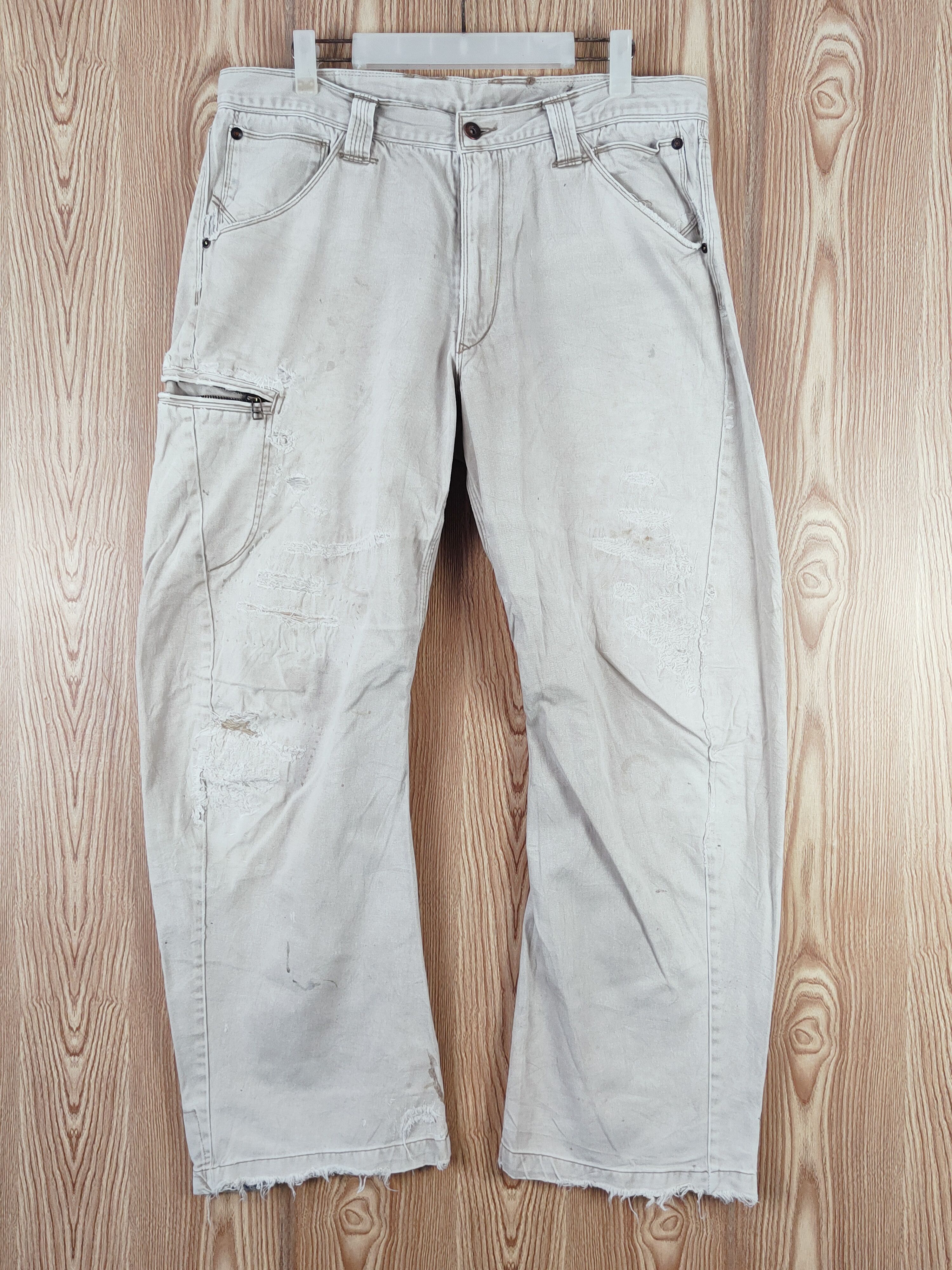 Japanese Brand Evenriver Gray Faded Multipocket Tactical Cargo Pants #W086 Size US 35 - 1 Thumbnail