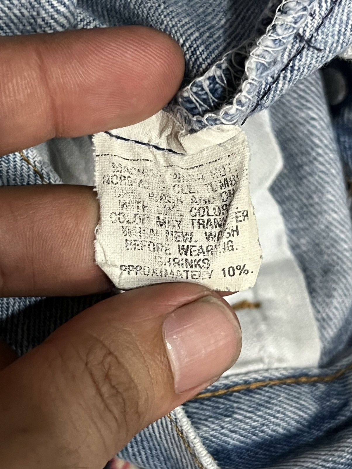 Levi's Vintage Y2K Levi’s 501 Blue Washed Straight Leg Jeans Size US 33 - 18 Thumbnail