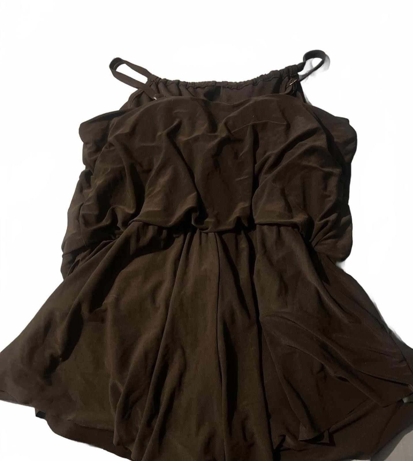 Unknown London Aqua Green 16W Black Sleeveless Romper Adjustable Straps Size ONE SIZE - 7 Thumbnail