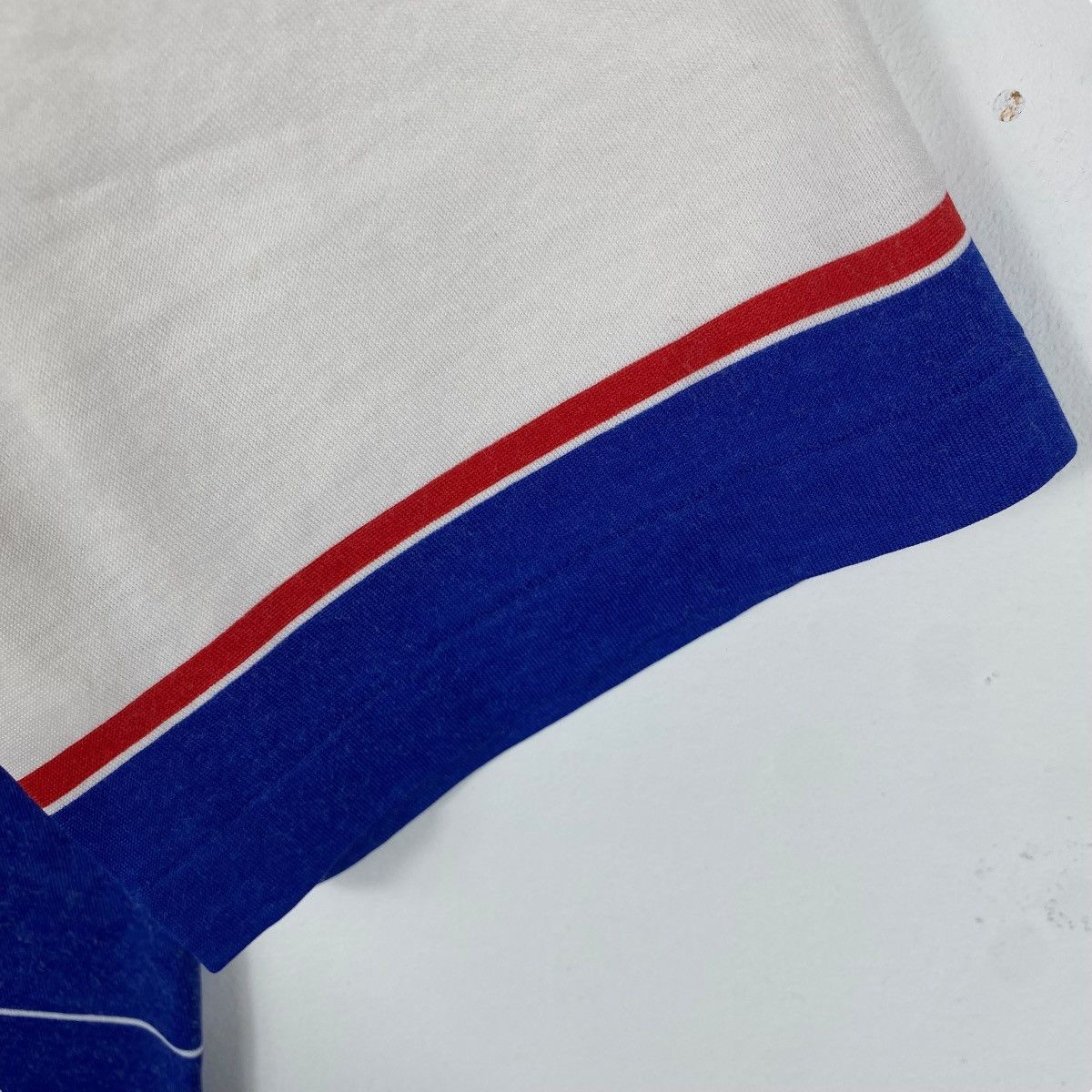 RENOWN Vintage 70's ARNOLD PALMER RENOWN Tri-Colours Striped Polo Size US M / EU 48-50 / 2 - 3 Thumbnail