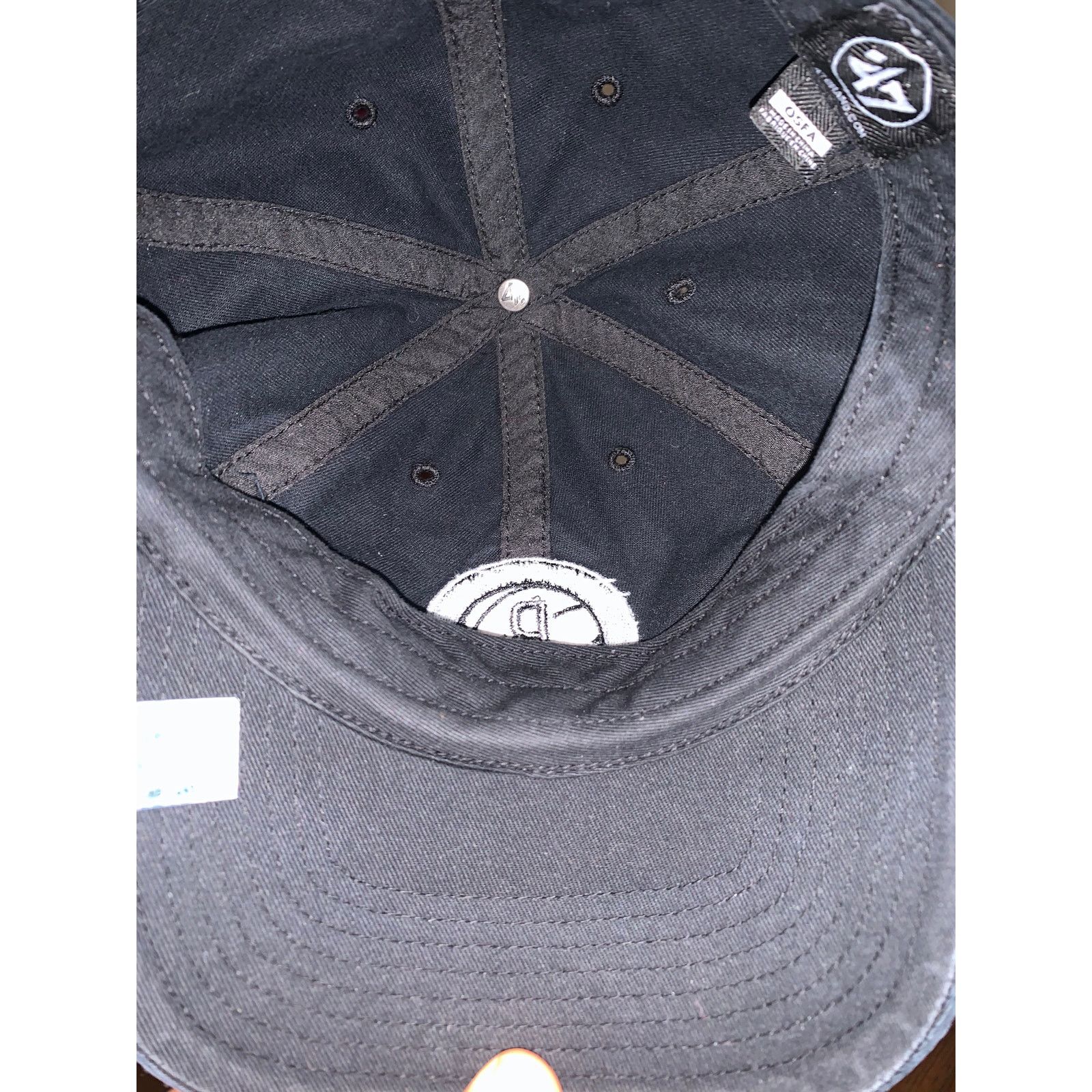 NBA Brooklyn Nets 47 Brand Dad Hat Black Adjustable NBA OSFA Size ONE SIZE - 6 Thumbnail
