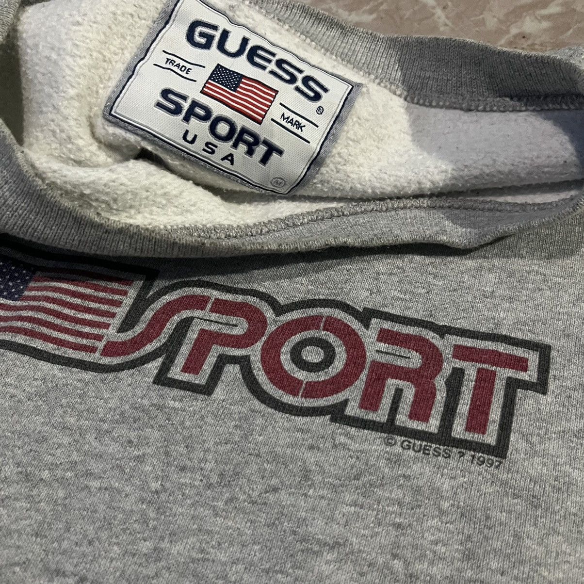 Guess × Vintage Vintage '1997 GUESS SPORT USA Crewneck Size US M / EU 48-50 / 2 - 3 Thumbnail